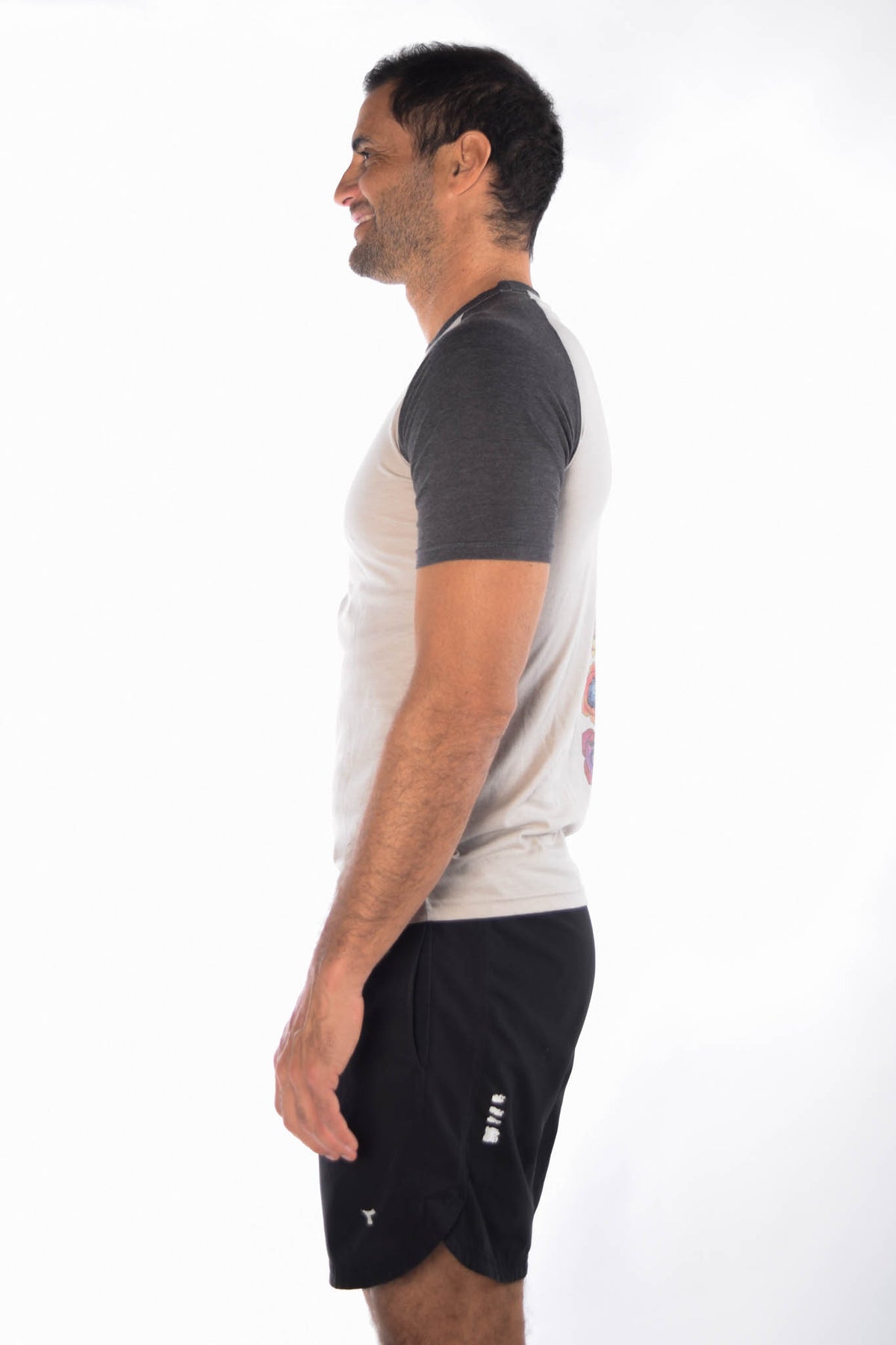 Full Chakra Back Short Sleeve Raglan - Third Eye Threads