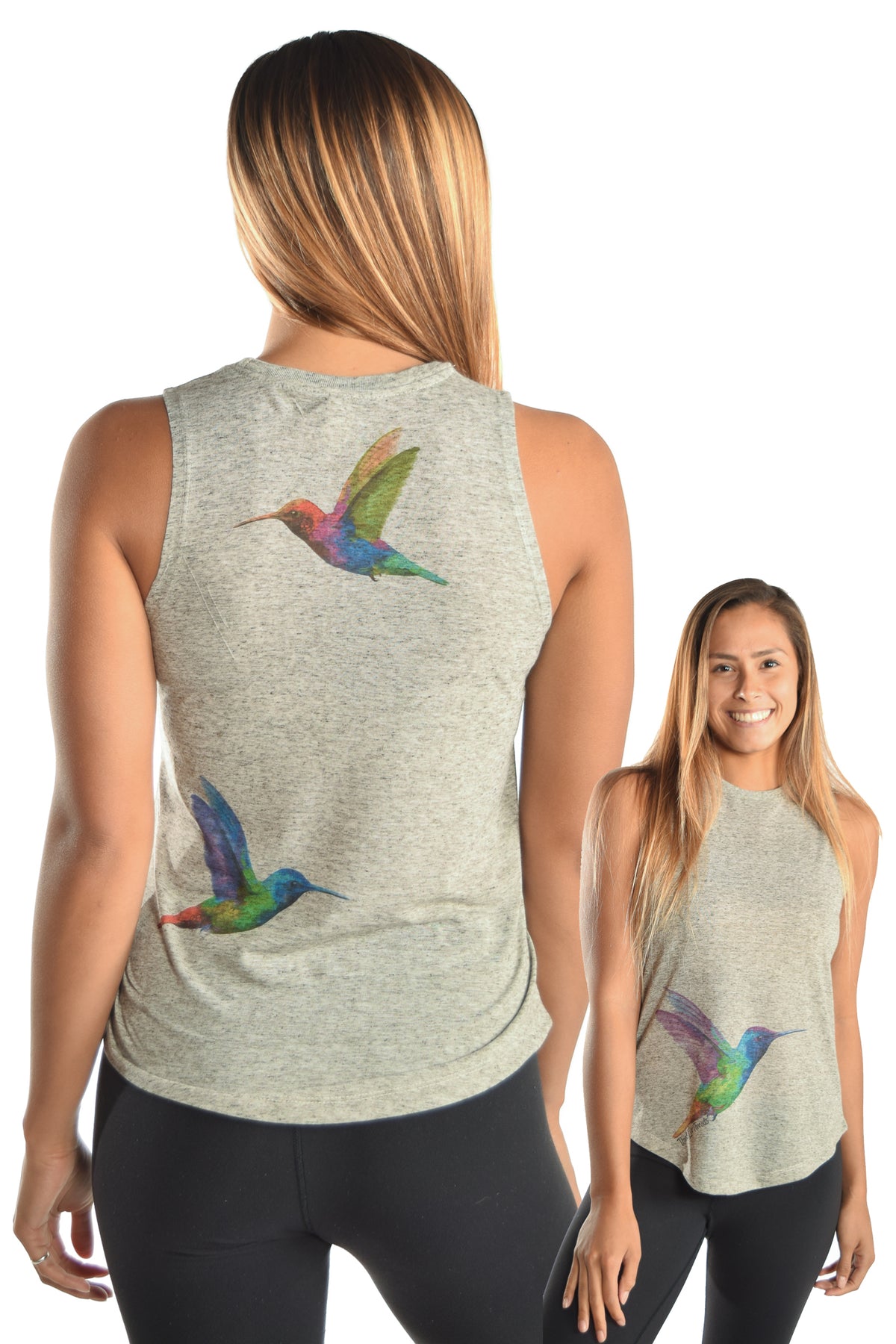 The Hummingbird  Linen Blend Boyfriend Tee - Third Eye Threads