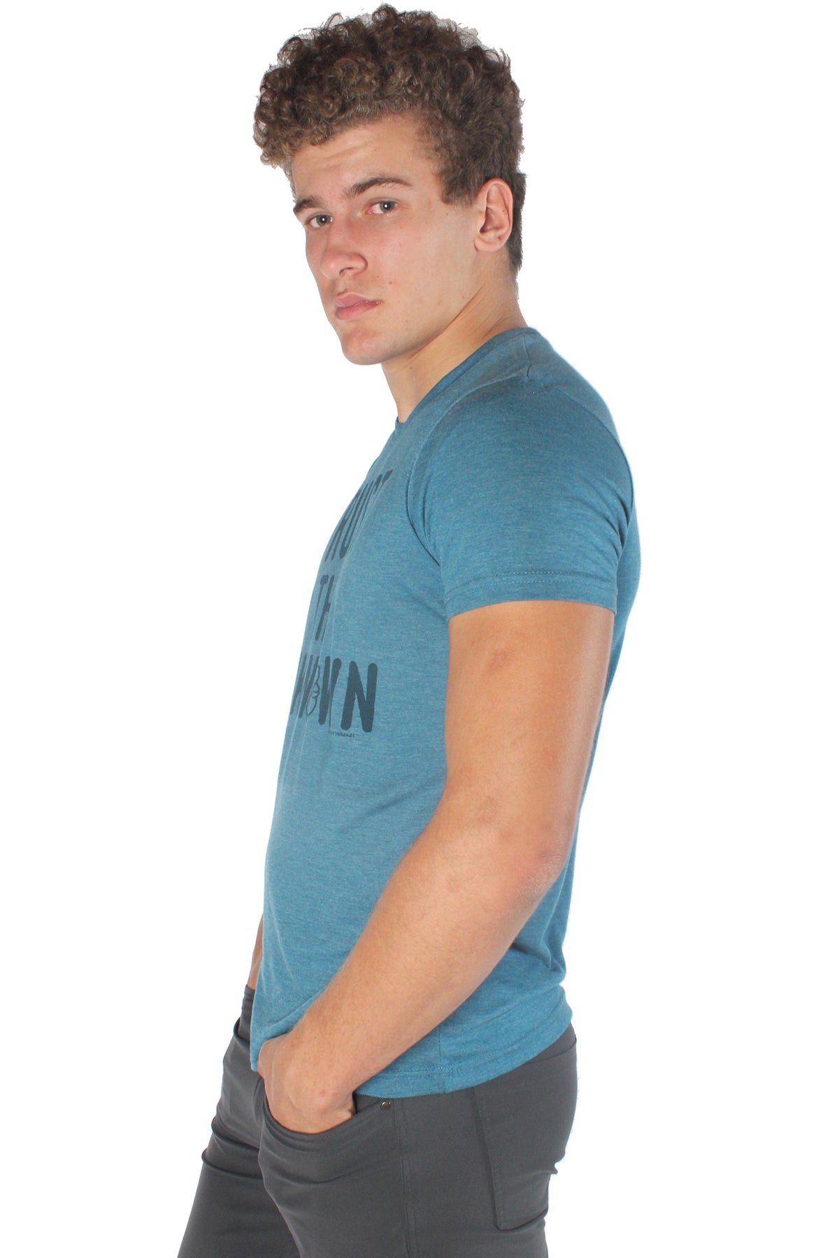 Trust The Unknown Mantra on Triblend Tee - Third Eye Threads