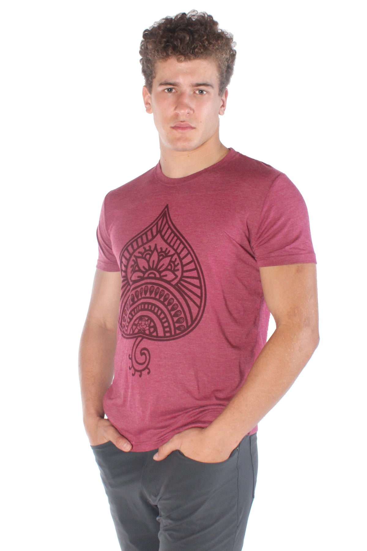 Auspicious Spade Tri Blend Crew Neck Tee - Third Eye Threads