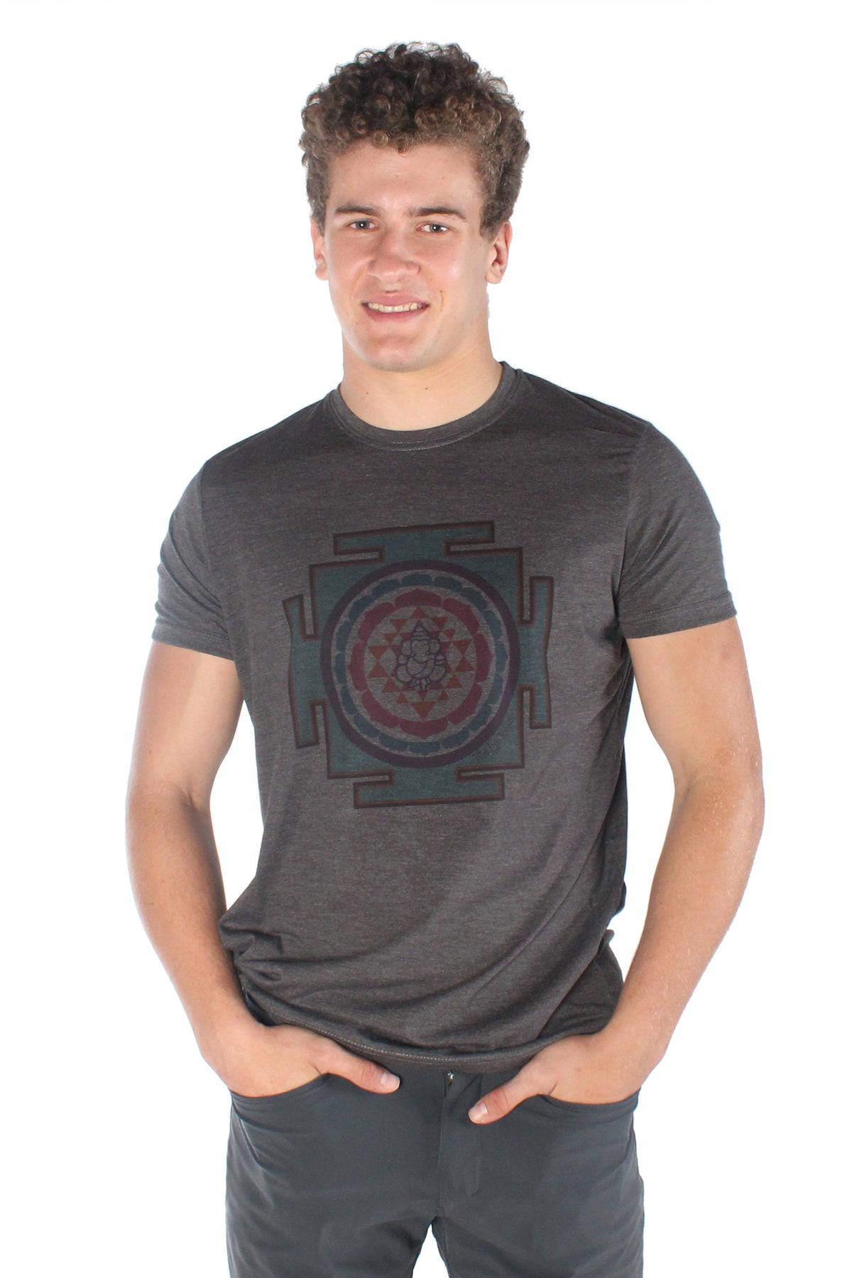 Santa Fe Sri Yantra Short SLEEVE CREW TEE - Third Eye Threads