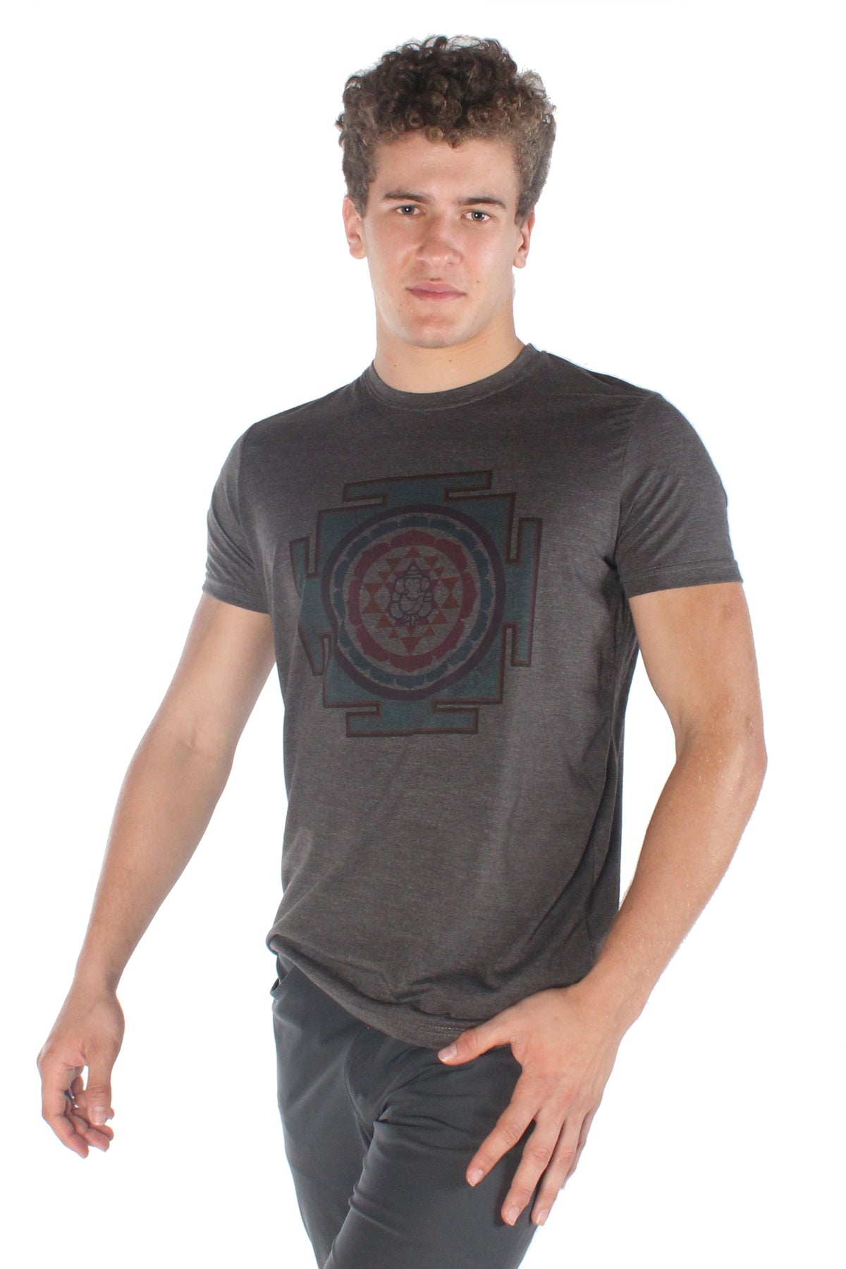 Santa Fe Sri Yantra Short SLEEVE CREW TEE - Third Eye Threads