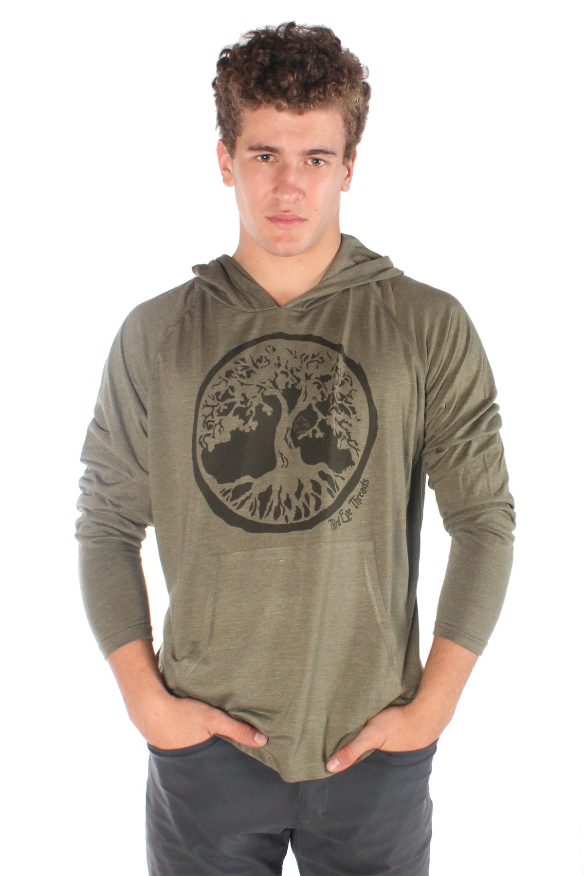 Tree of LIfe On Pull over Hoodie - Third Eye Threads