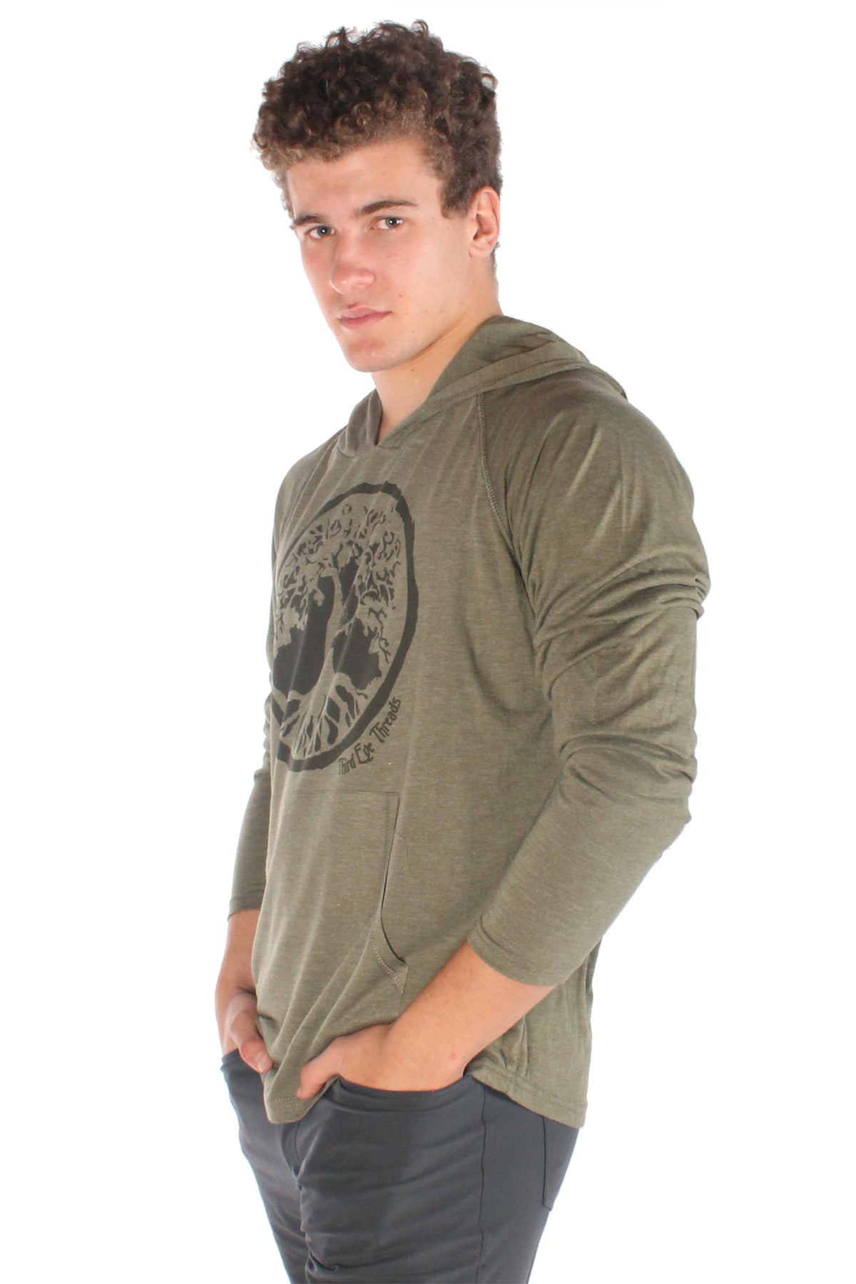 Tree of LIfe On Pull over Hoodie - Third Eye Threads