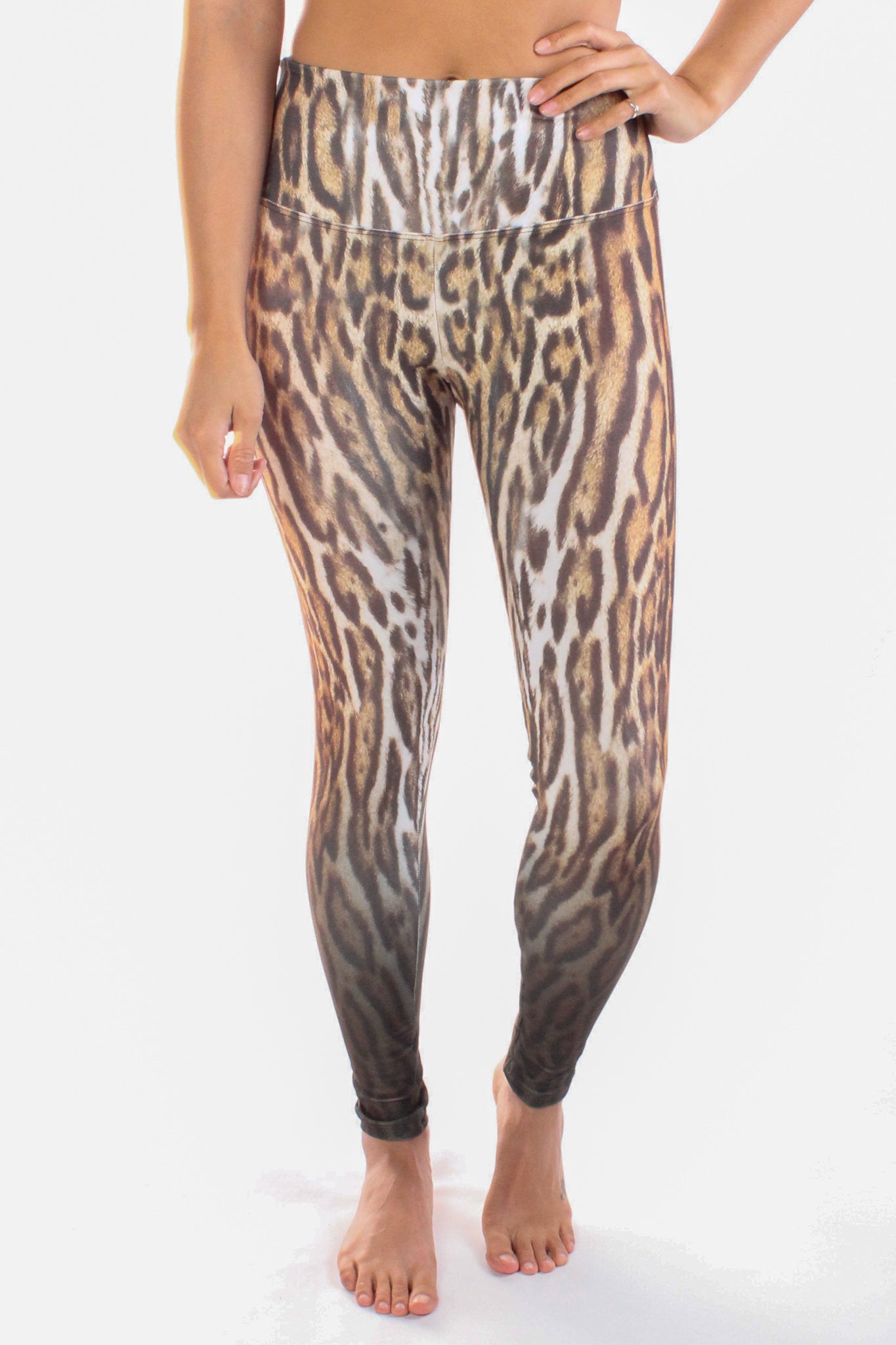 Ocelot (Leopard) Print High Compression Legging - Third Eye Threads