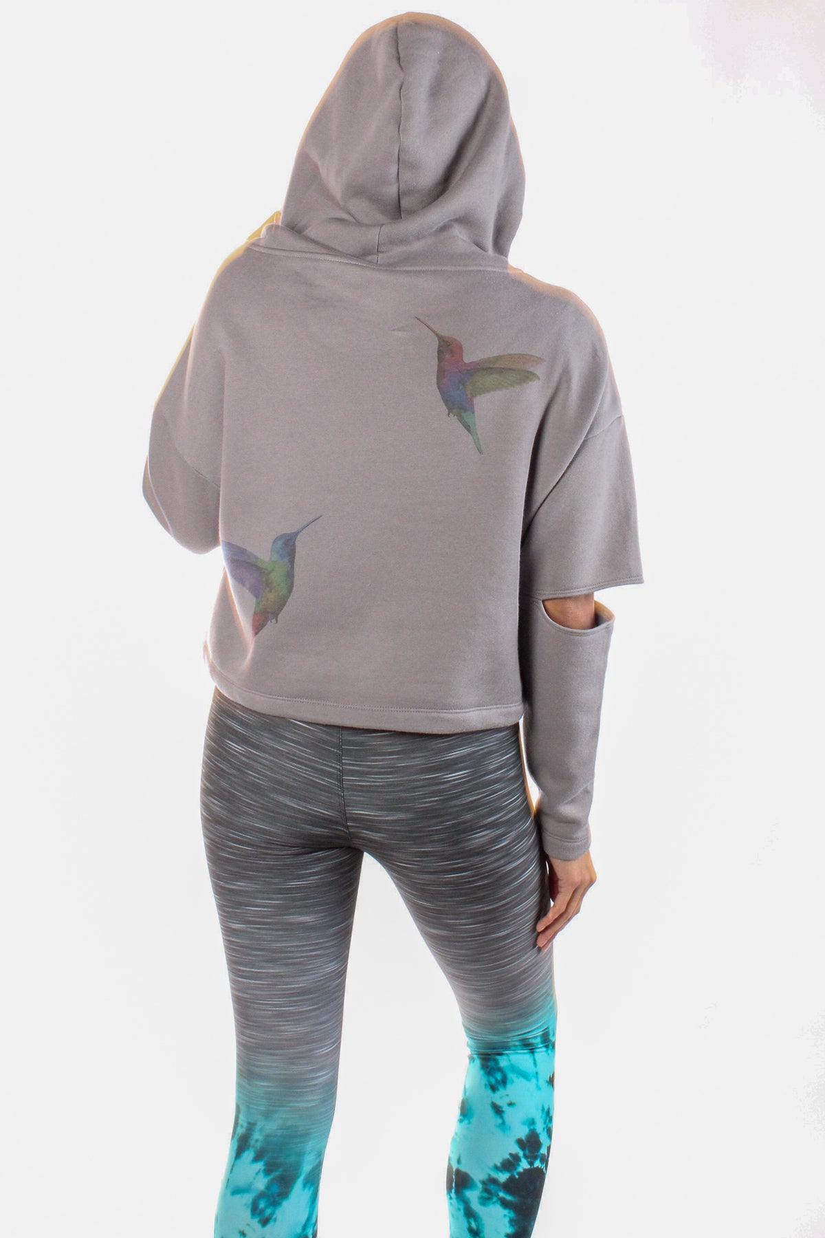 Ocean Striated High Compression Tie Dye Legging - Third Eye Threads