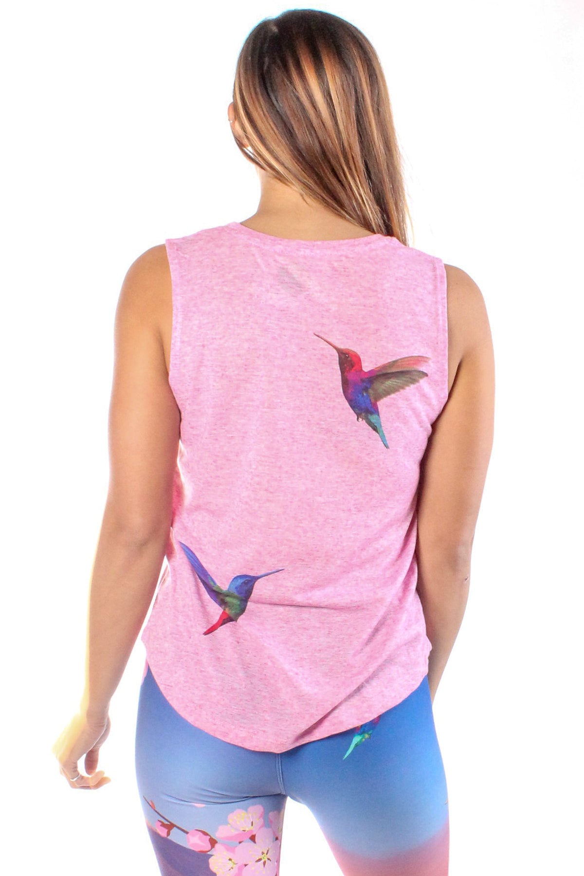 The Hummingbird  Linen Blend Boyfriend Tee - Third Eye Threads