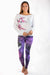 Purple Flower Pant Of Life Eco-light Recycled Water Bottle Pant - Third Eye Threads