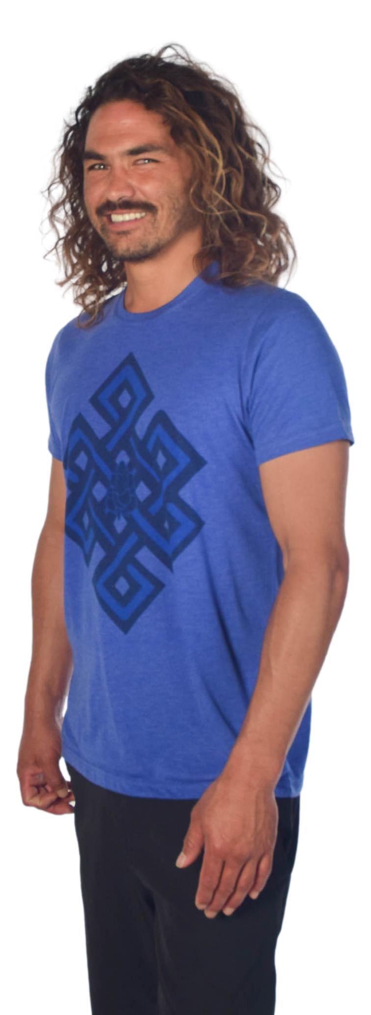 Infinity Knot Triblend V-neck Neck Tee - Third Eye Threads