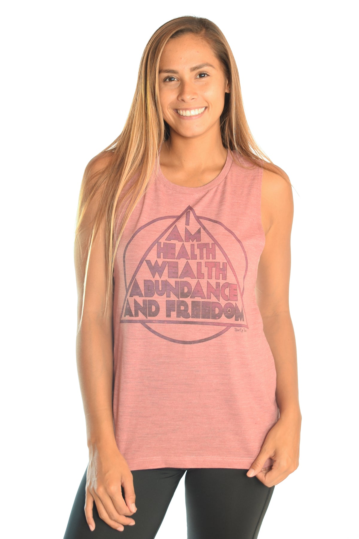 I Am Health Wealth, Abundance, And Freedom Boyfriend Tee - Third Eye Threads