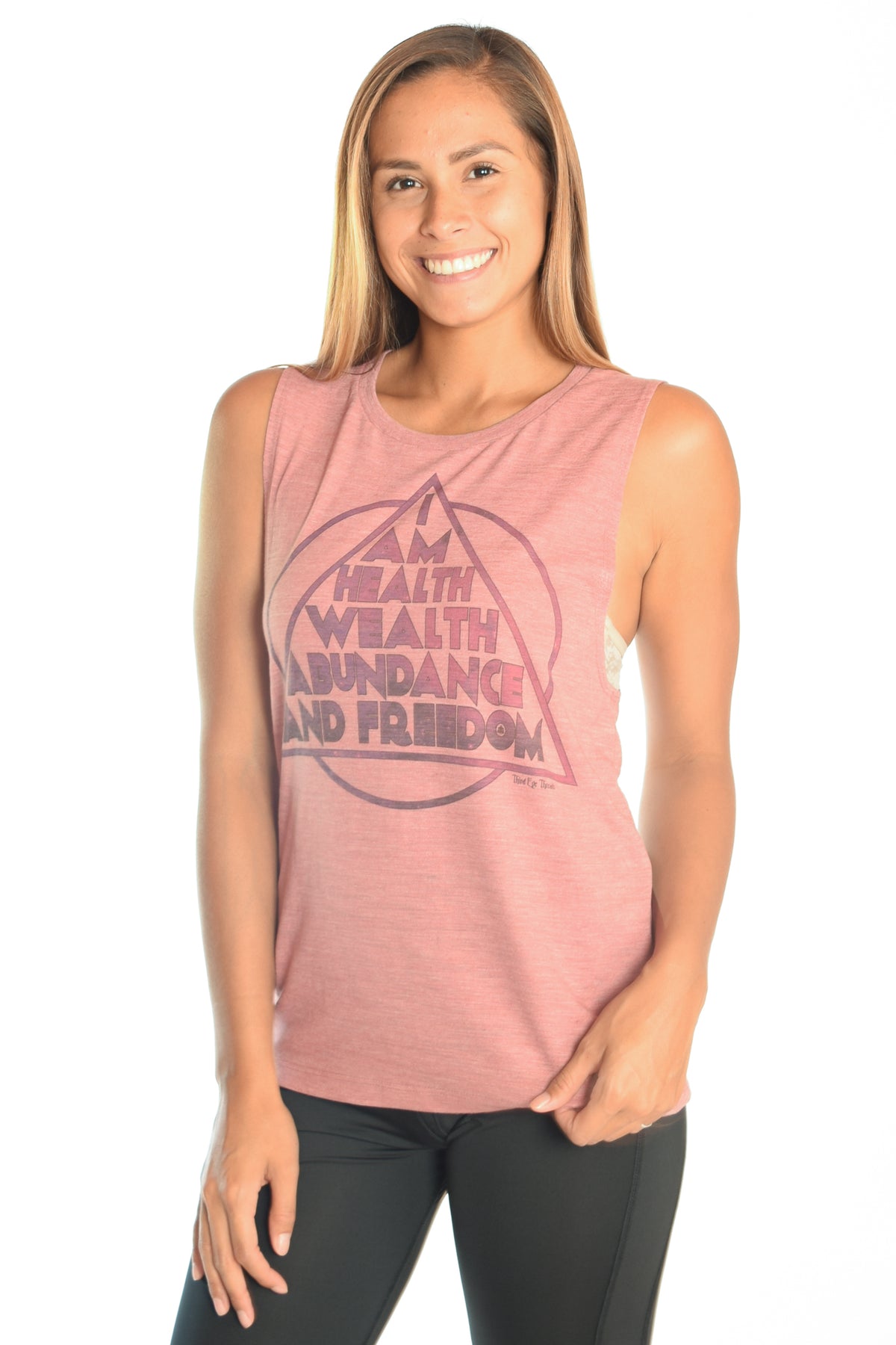 I Am Health Wealth, Abundance, And Freedom Boyfriend Tee - Third Eye Threads