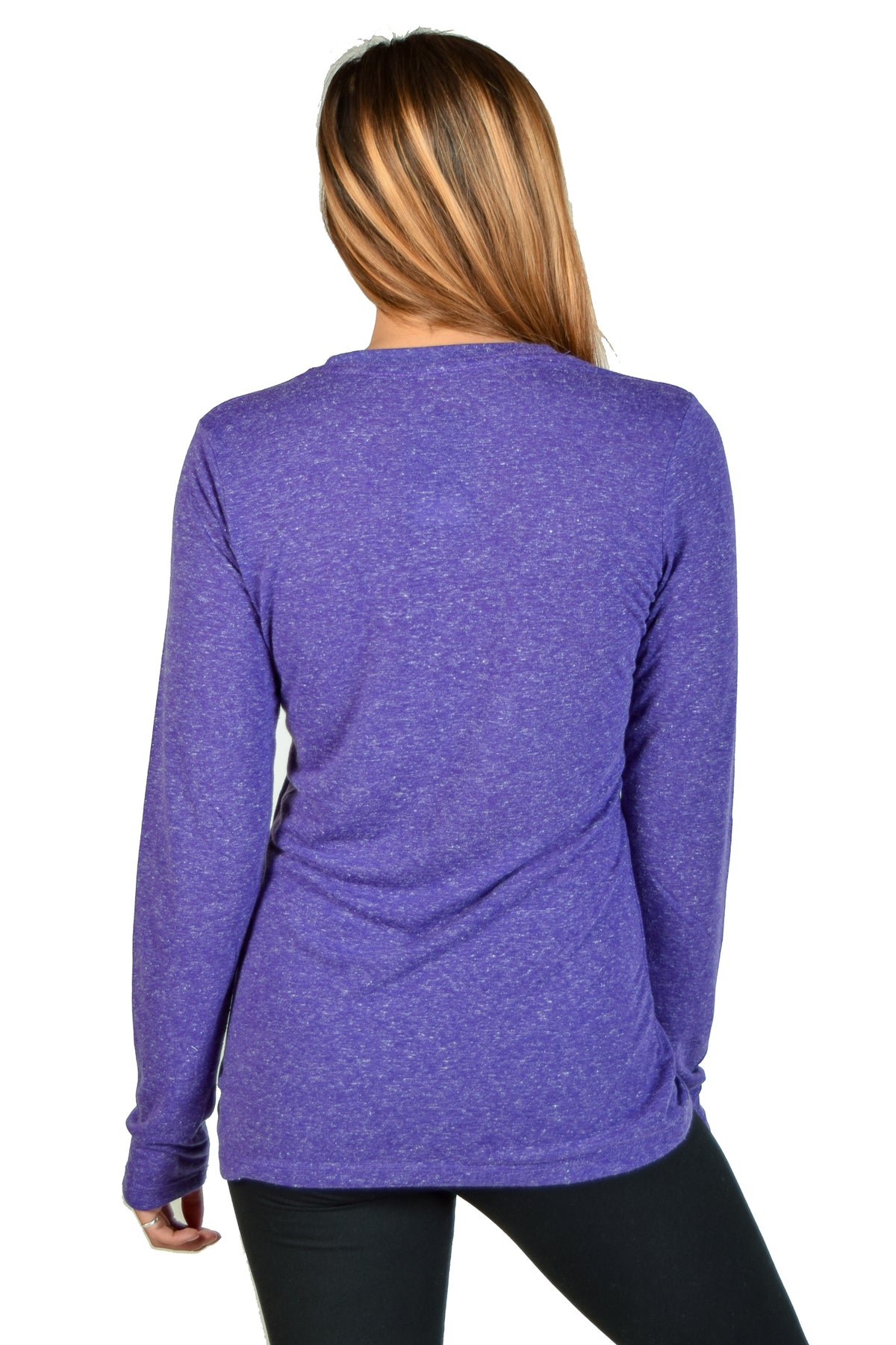 "I am" Linen Blend on Long Sleeve Crew Neck - Third Eye Threads