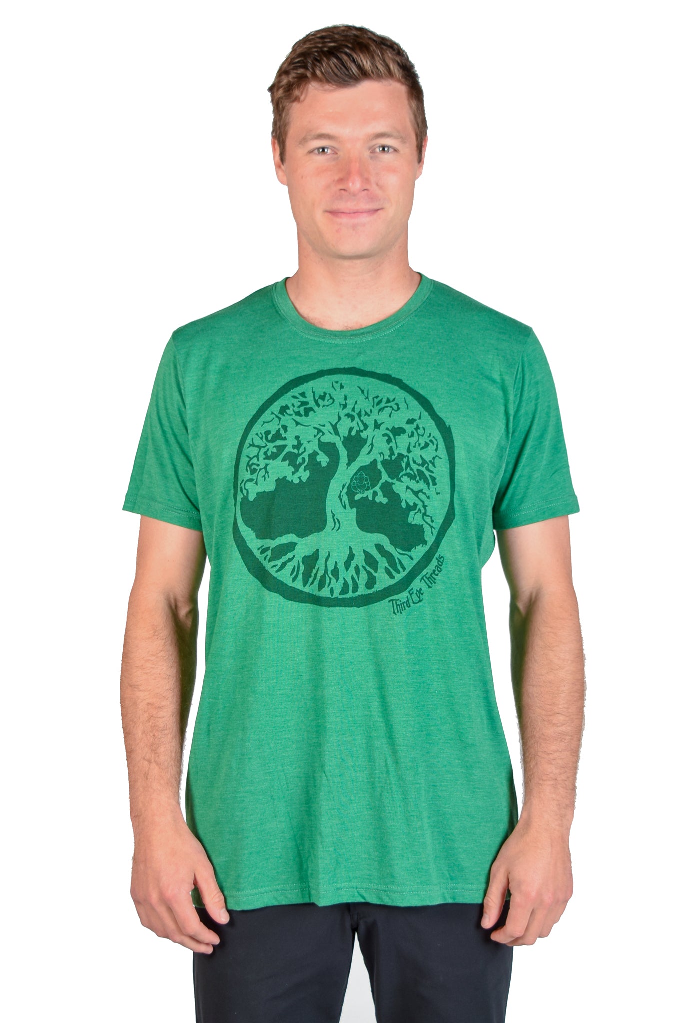Tree Life Triblend  Crew Neck Tee - Third Eye Threads