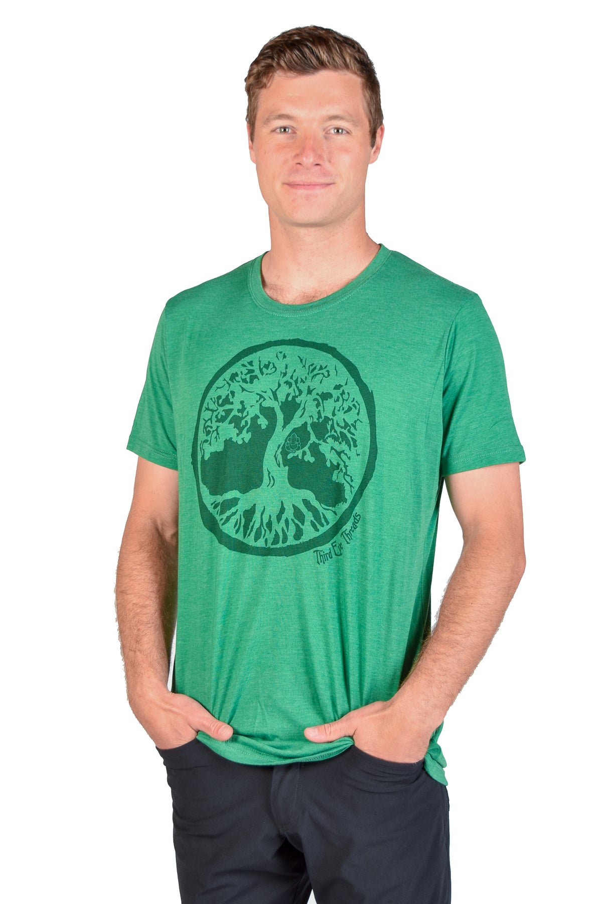 Tree Life Triblend  Crew Neck Tee - Third Eye Threads