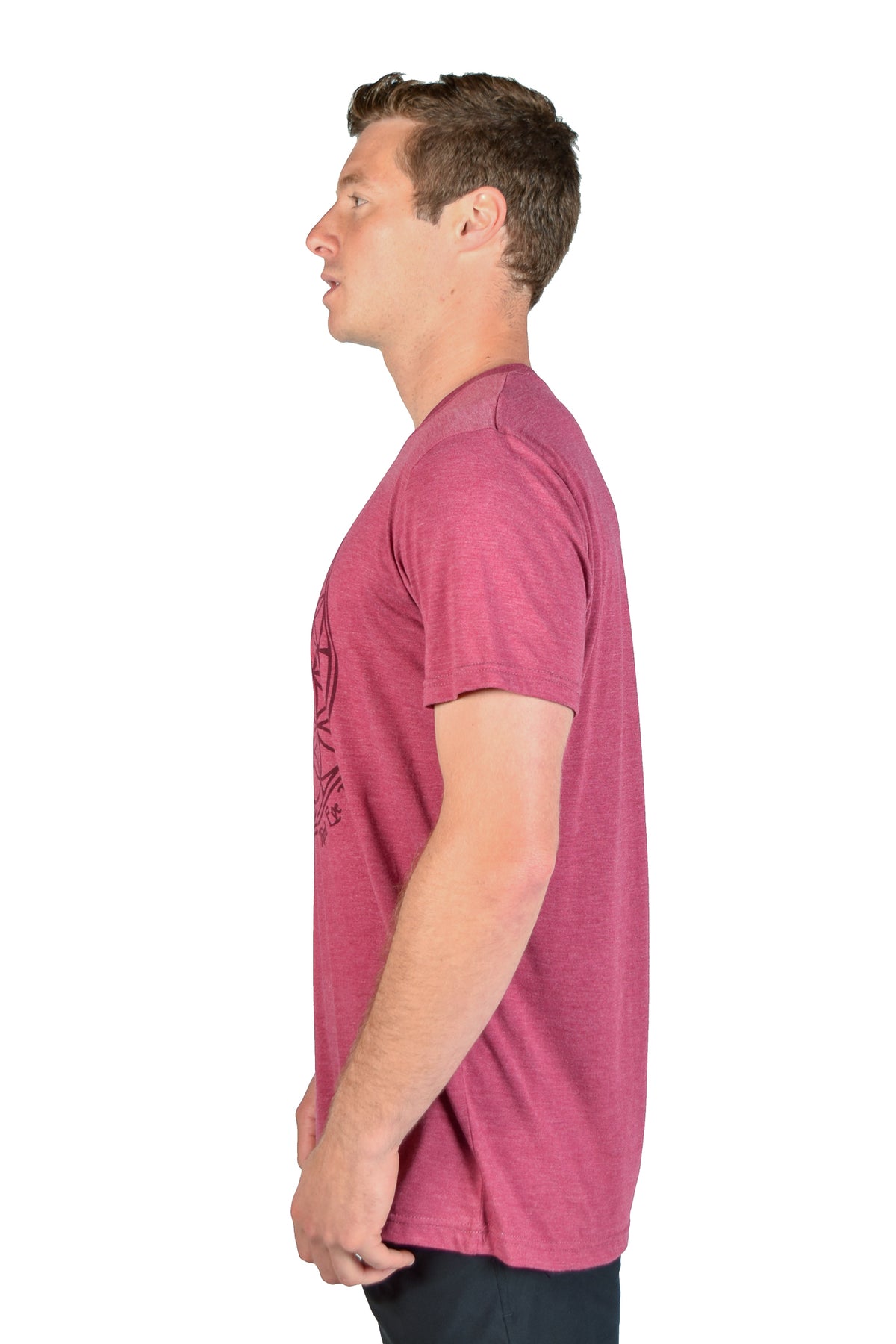 The Flower of Life Triblend Crew Neck Tee - Third Eye Threads