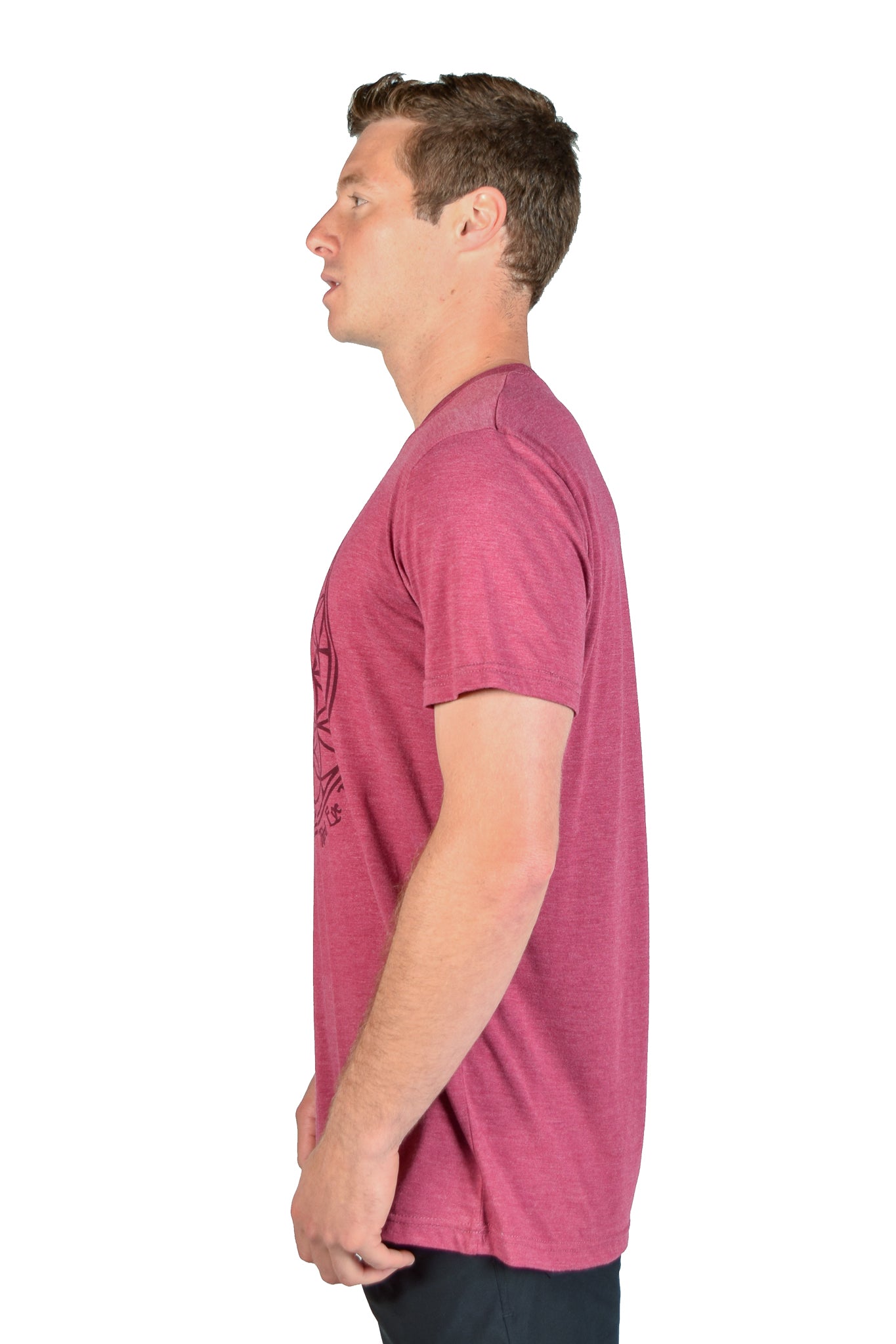 The Flower of Life Triblend Crew Neck Tee - Third Eye Threads
