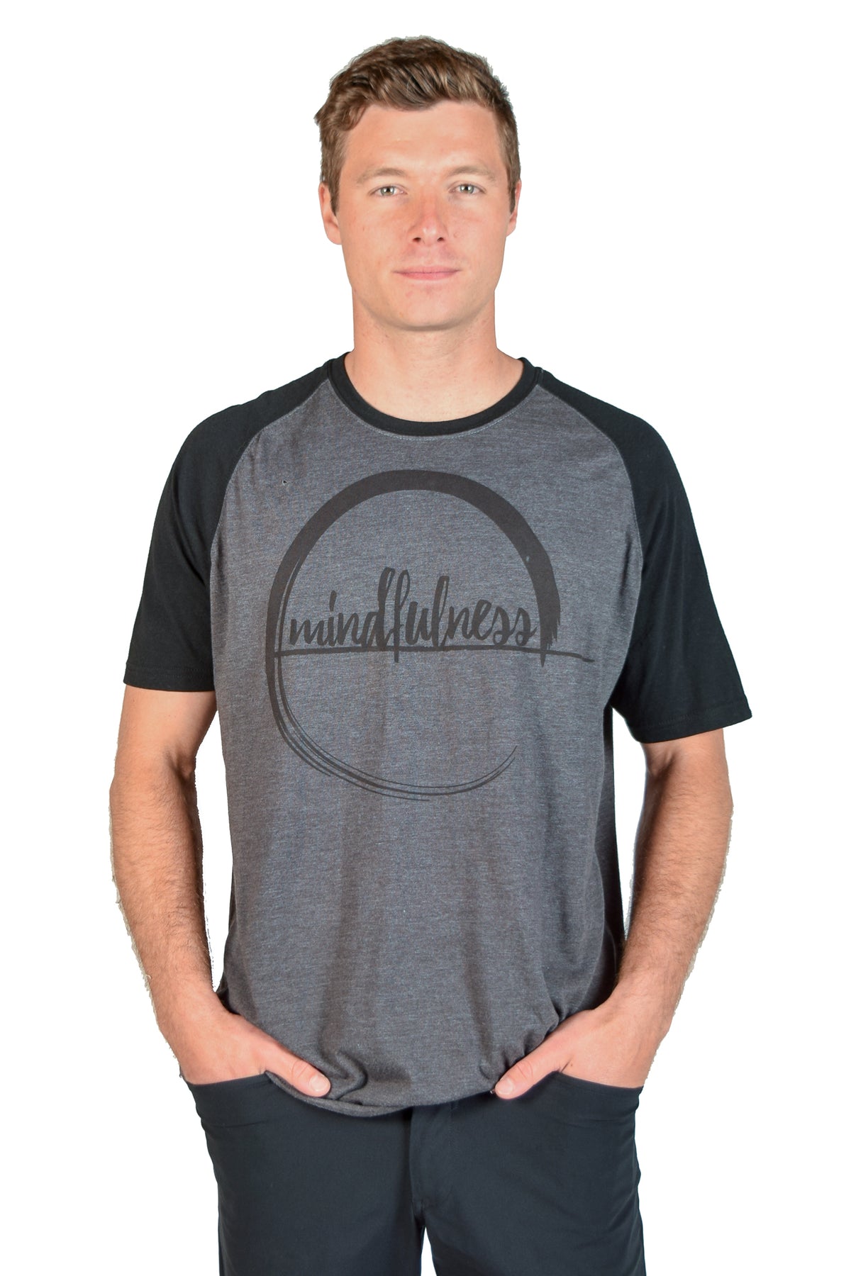 Mindfulness Raglan Short Sleeve Tee - Third Eye Threads