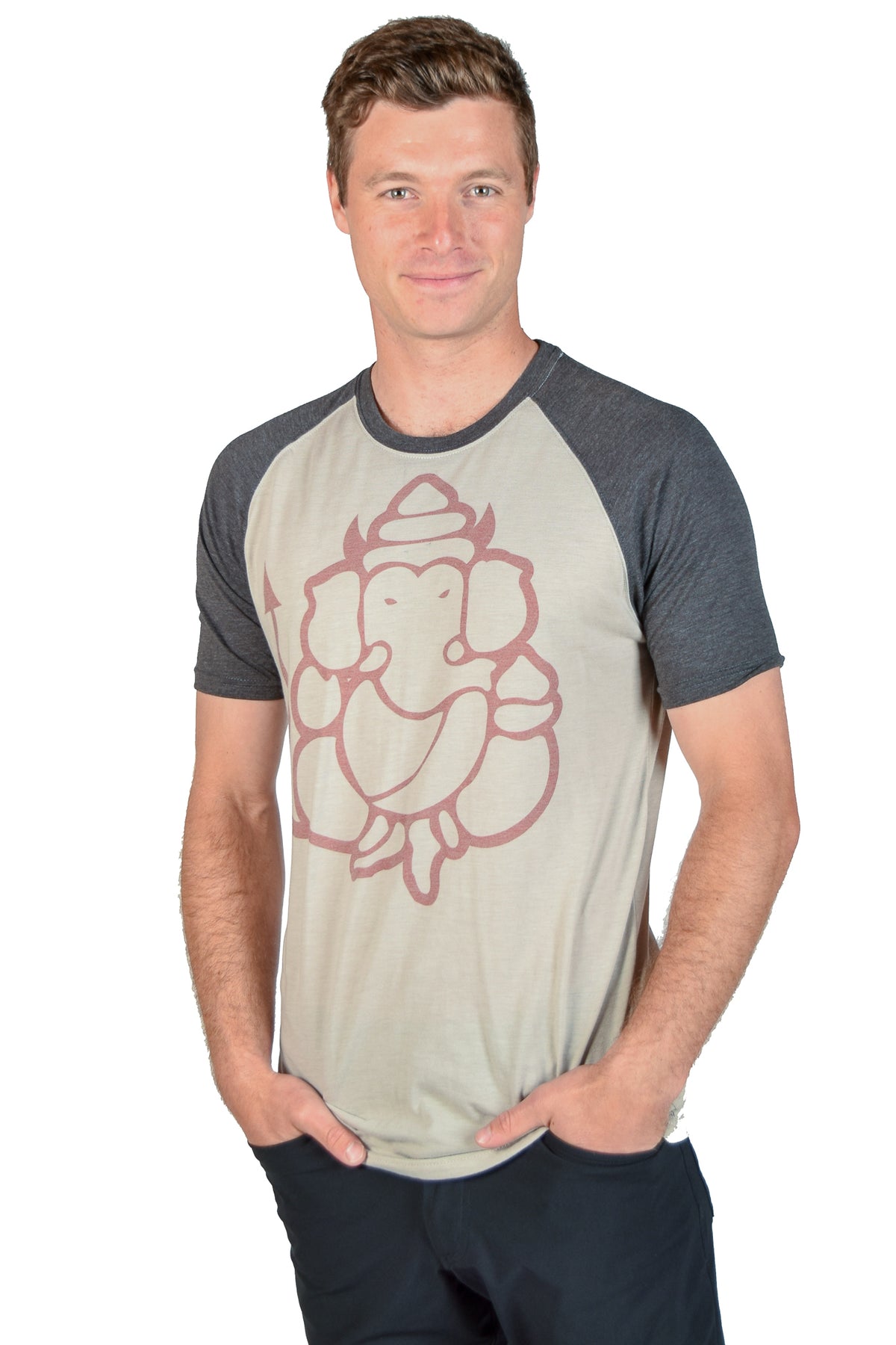 Devil Ganesh Short Sleeve Raglan - Third Eye Threads