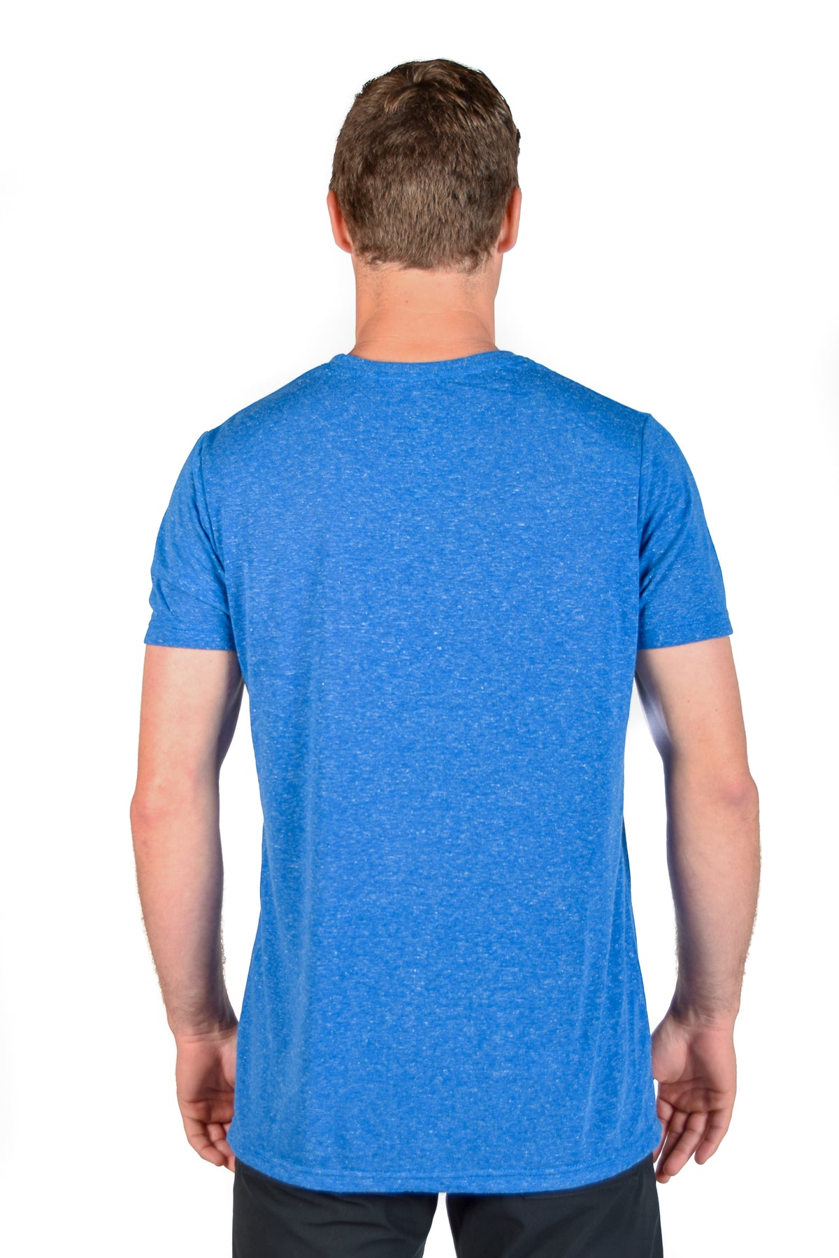 I AM ON LINEN BLEND SHORT SLEEVE CREW NECK - Third Eye Threads