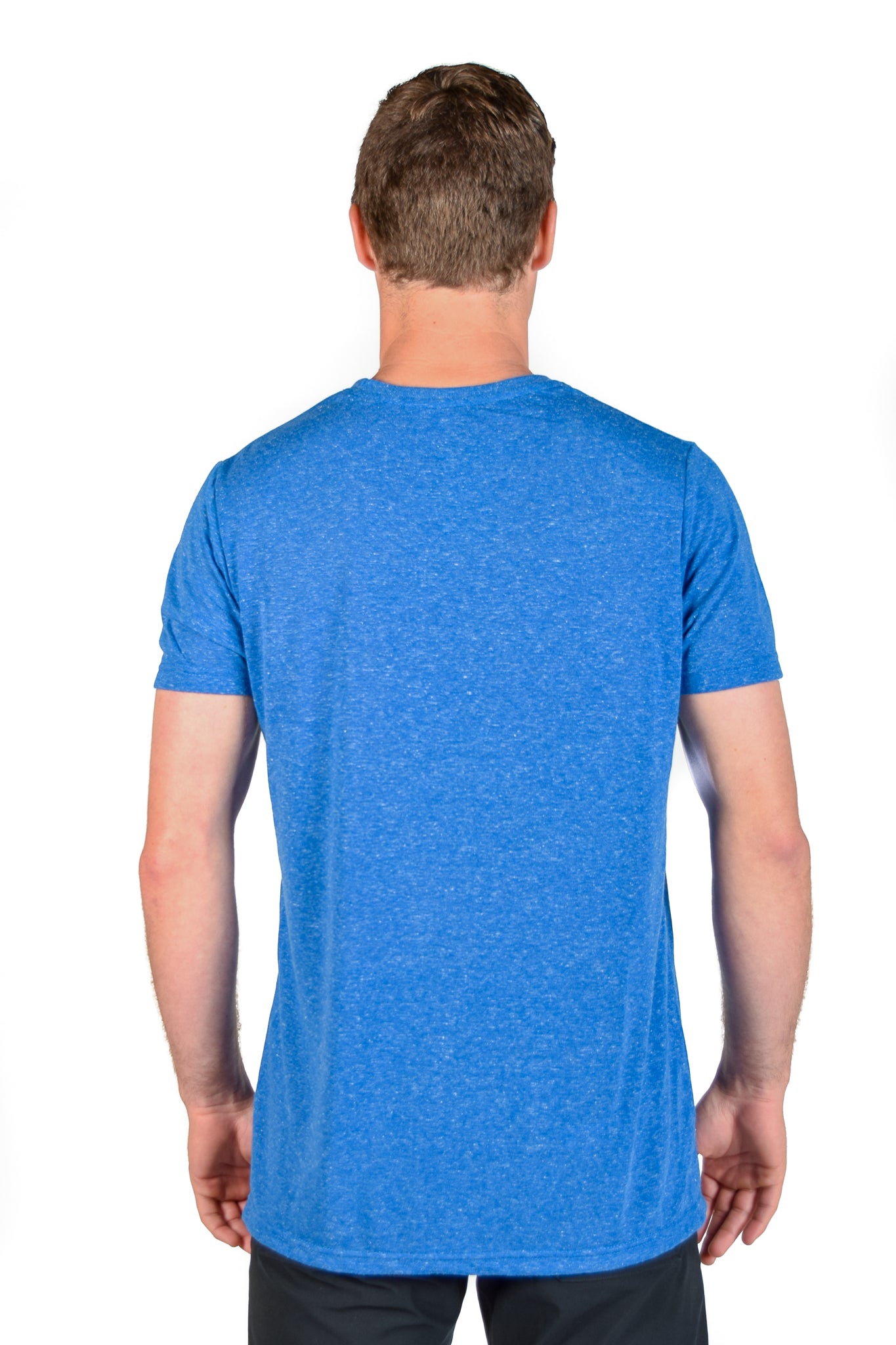 I AM ON LINEN BLEND SHORT SLEEVE CREW NECK - Third Eye Threads