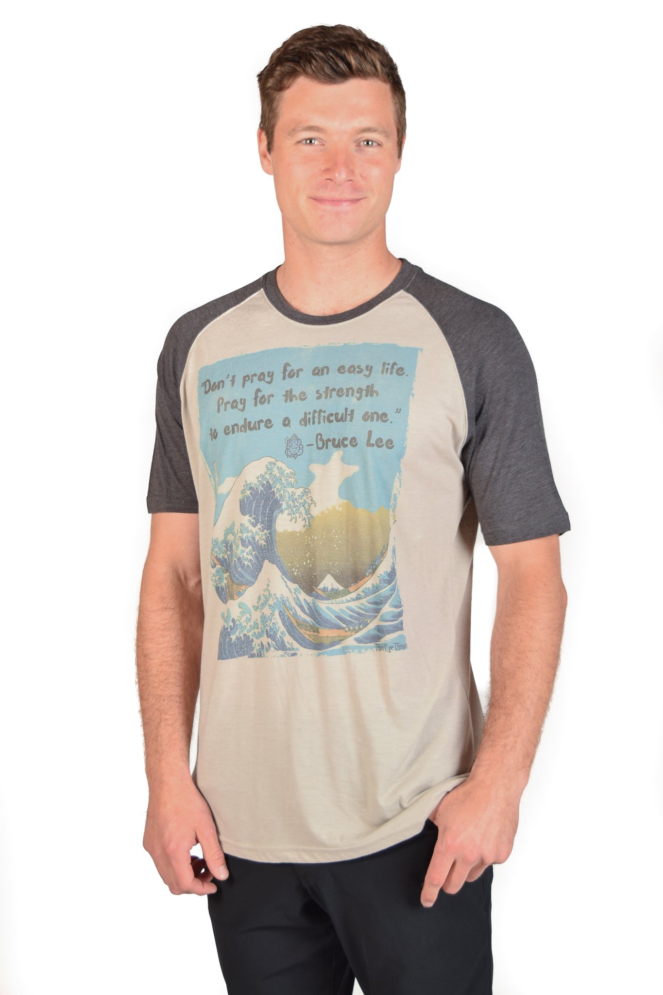 Bruce Lee Short Sleeve Raglan - Third Eye Threads