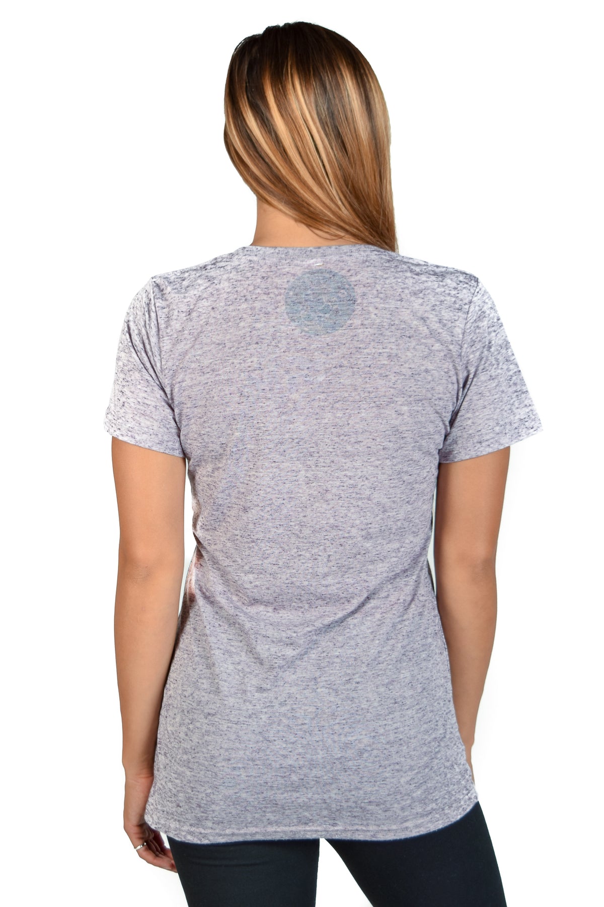 Linen V neck with Spiritual Butterfly - Third Eye Threads