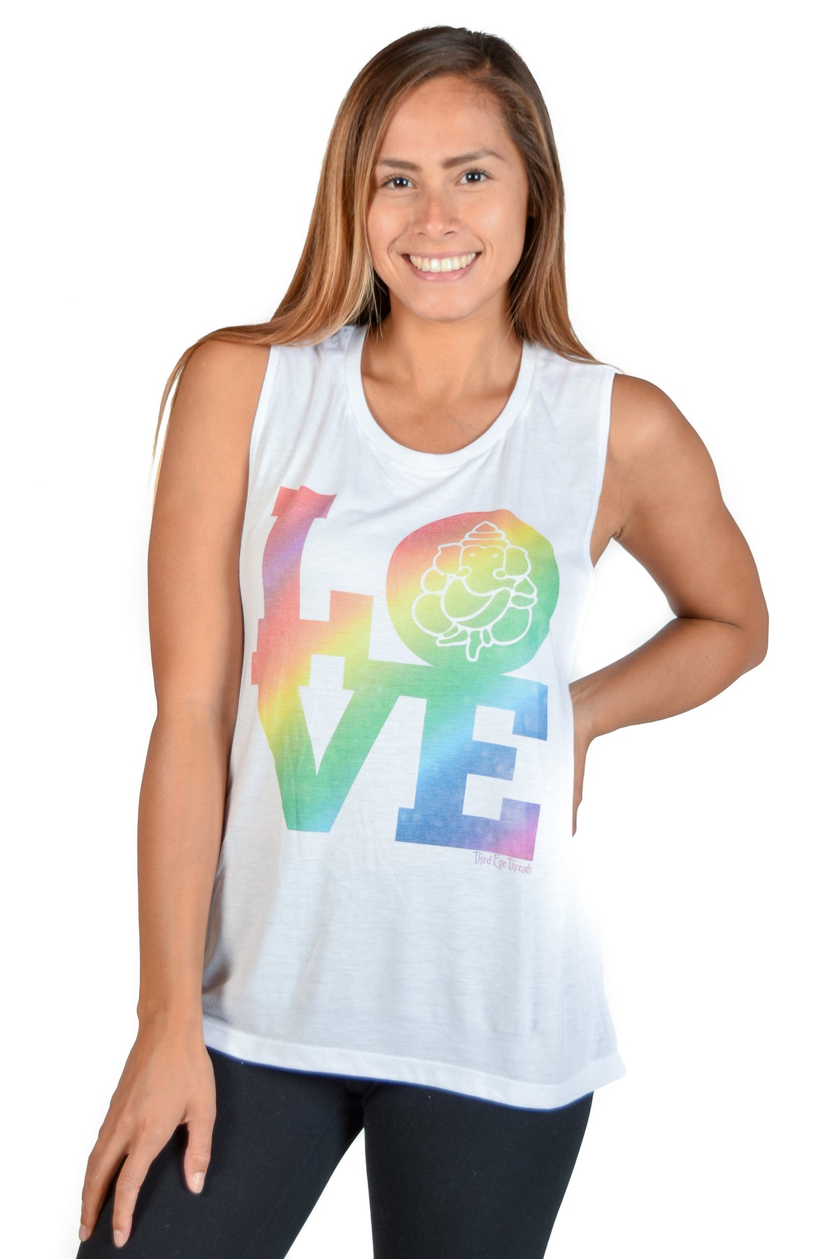 Rainbow Love Boyfriend Tee - Third Eye Threads