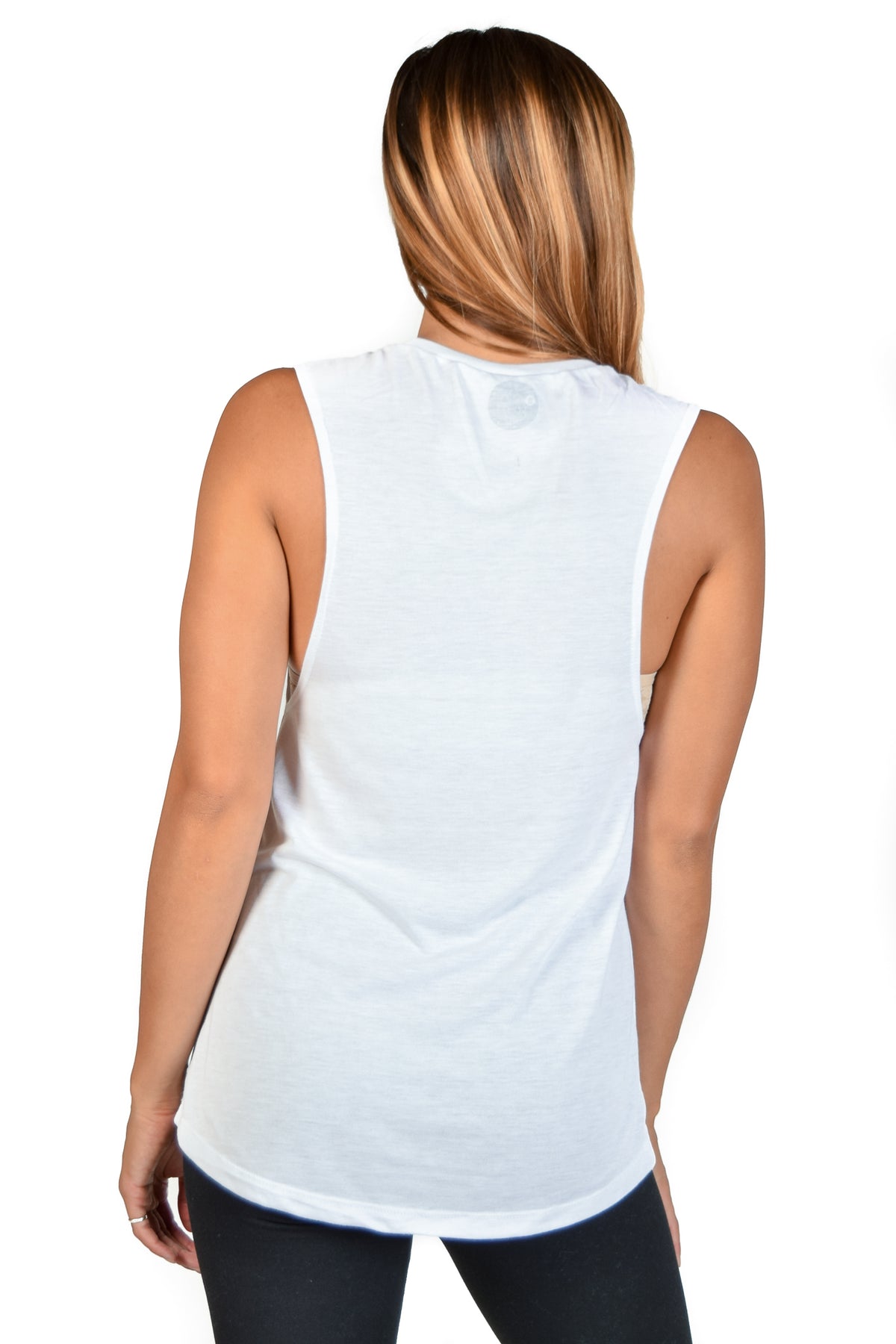 Hanuman Savasana FLOWY SCOOP BOYFRIEND TEE - Third Eye Threads