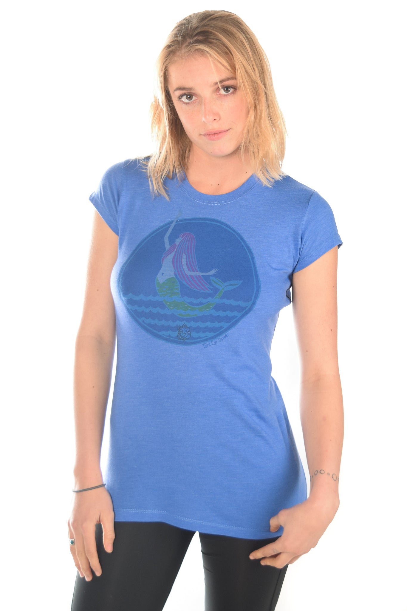 Third Eye Threads Fitted Mermaid Tee - Third Eye Threads