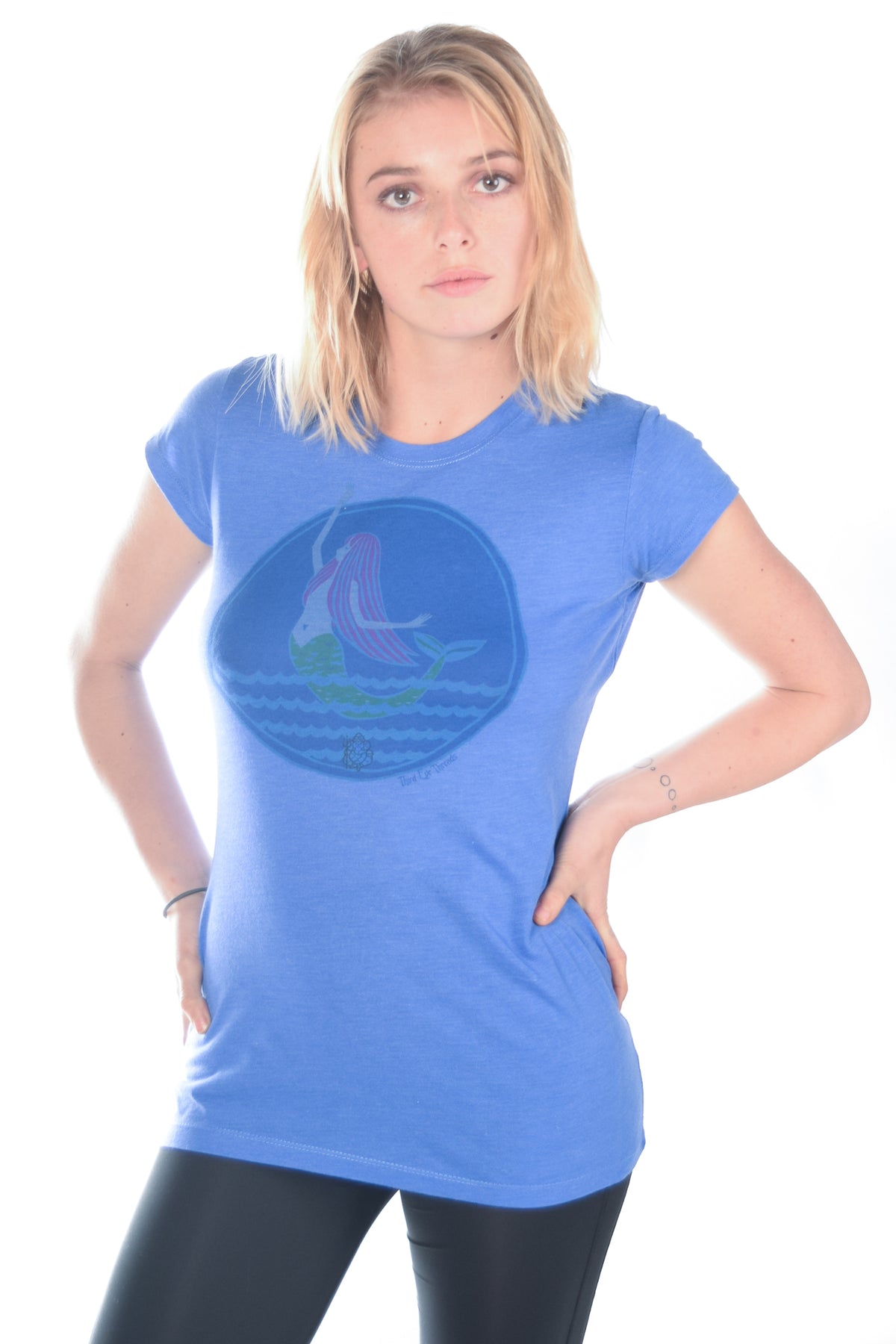 Third Eye Threads Fitted Mermaid Tee - Third Eye Threads
