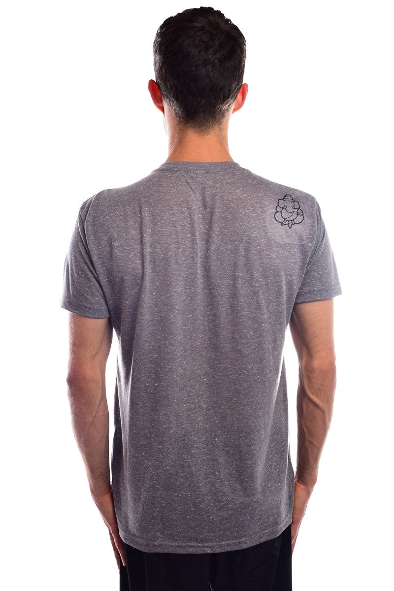 Third Eye Manifesto on AshLinen Blend V-Neck - Third Eye Threads