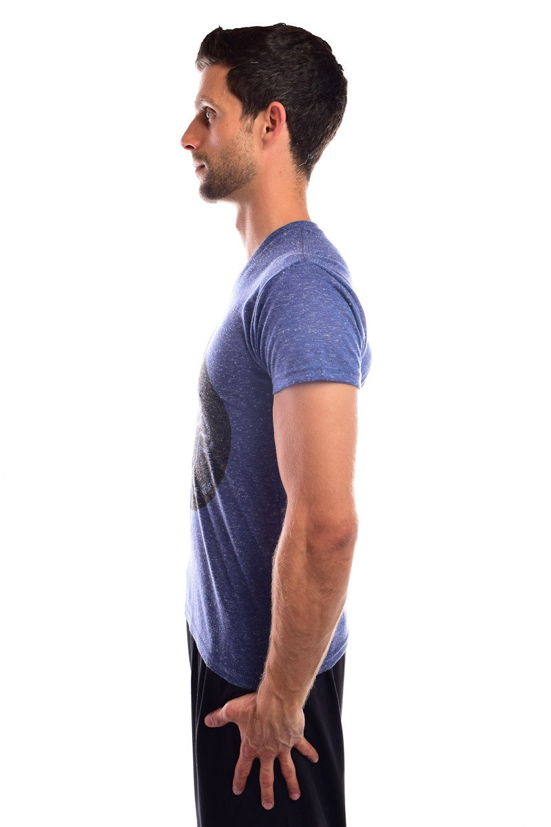 Third Eye Manifesto on AshLinen Blend V-Neck - Third Eye Threads