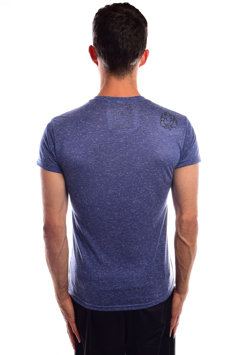 Third Eye Manifesto on AshLinen Blend V-Neck - Third Eye Threads