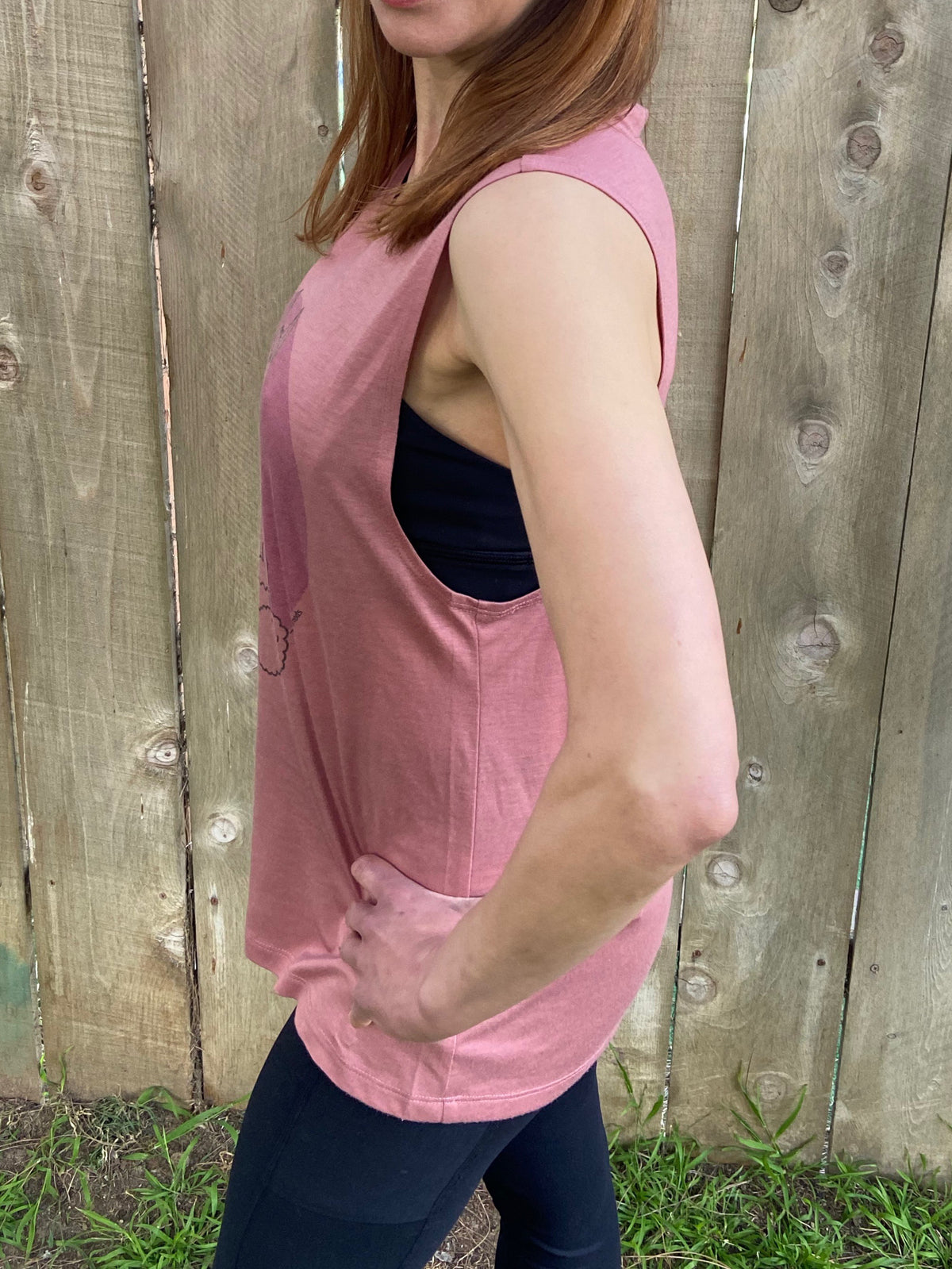 Meditation Alpaca Boyfriend Tee