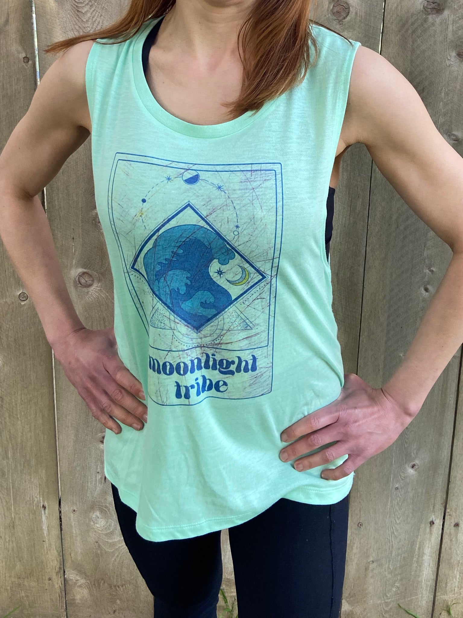 Moonlight Tribe Tarot Card Wave Women's Boyfriend - Third Eye Threads