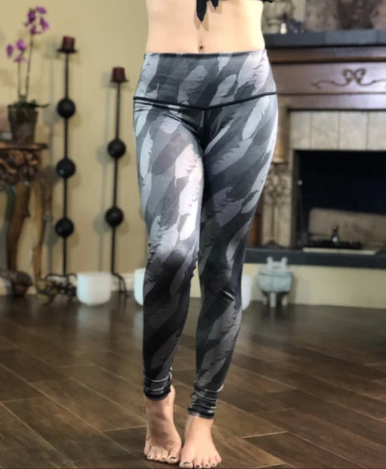 Reversible Pink Snake Skin High Compression Legging - Third Eye Threads