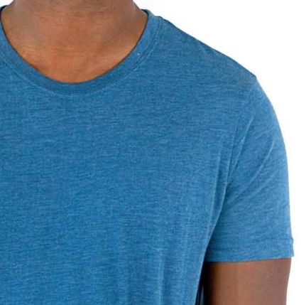 The Flower of Life Triblend Crew Neck Tee - Third Eye Threads