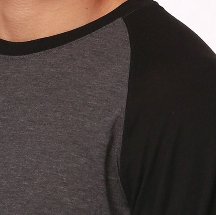 Sri Yantra on Long-Sleeve Men's Raglan - Third Eye Threads