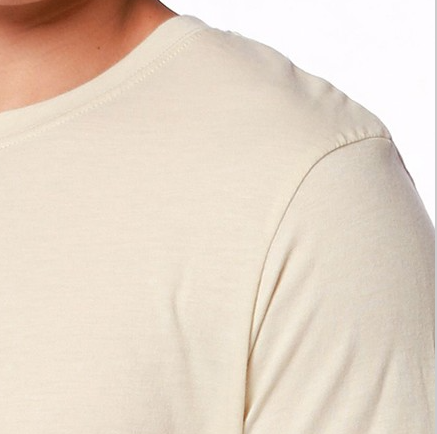 Paisley Om on Short Sleeve Crew Neck Tee