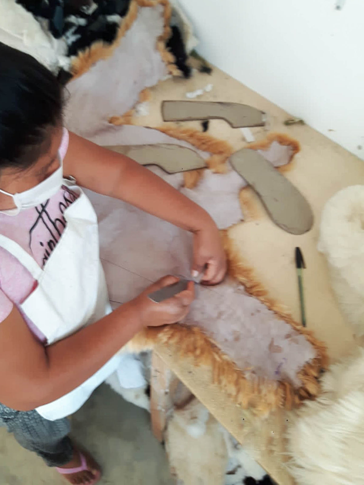 Suri Alpaca Unisex Slippers Handcrafted In Peru