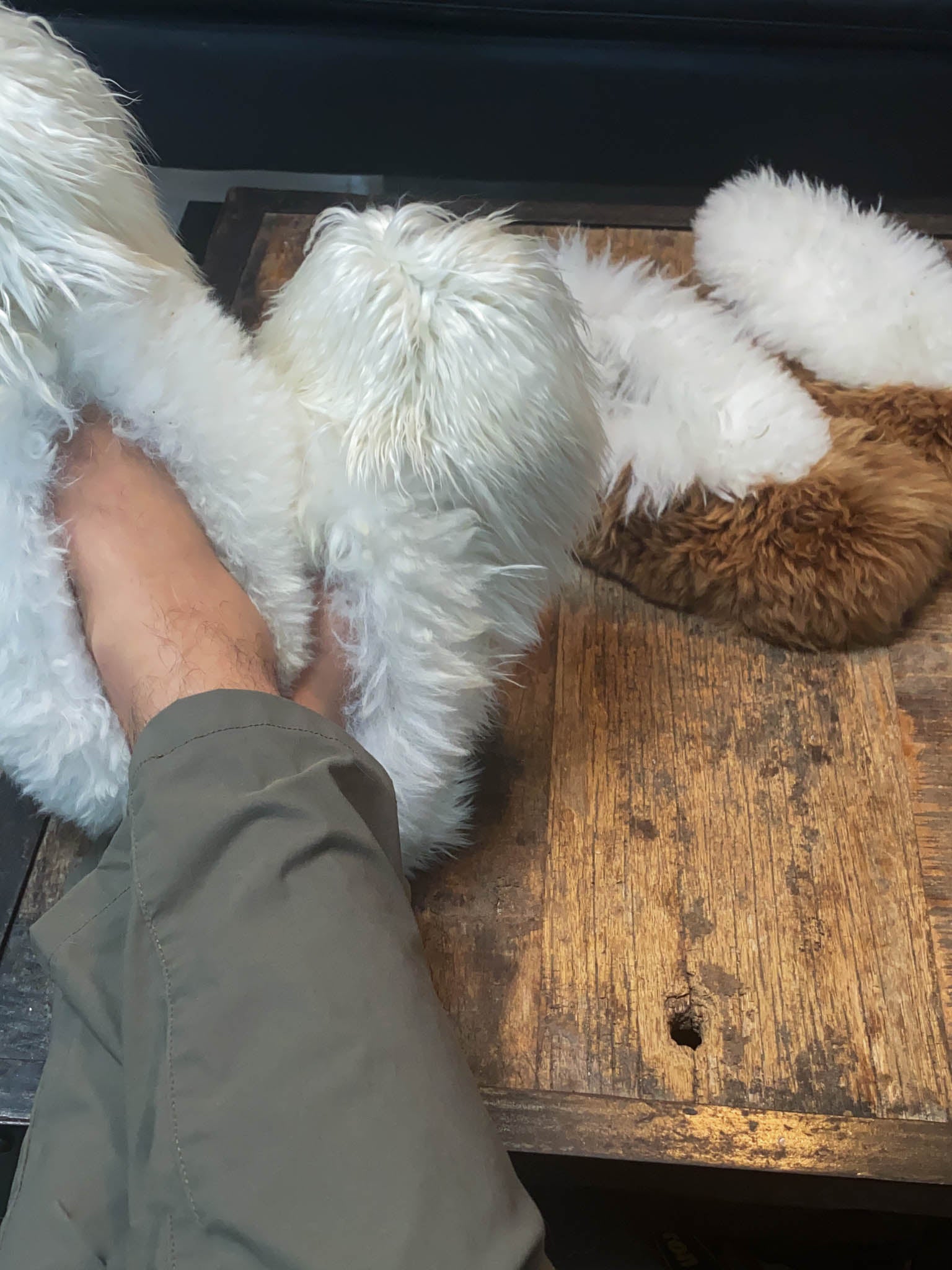 Suri Alpaca Unisex Slippers Handcrafted In Peru - Third Eye Threads