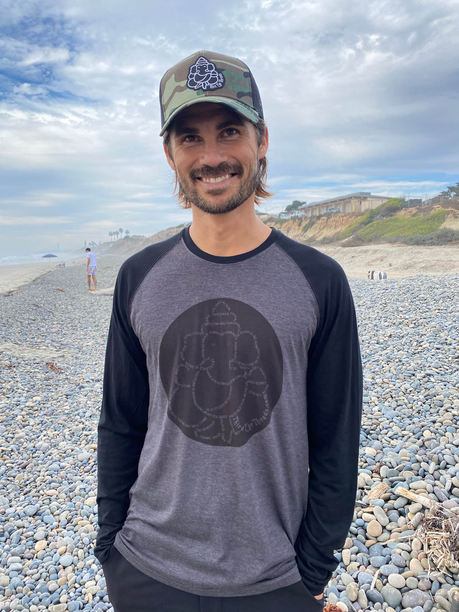 Manifesto on Long-Sleeve Raglan - Third Eye Threads