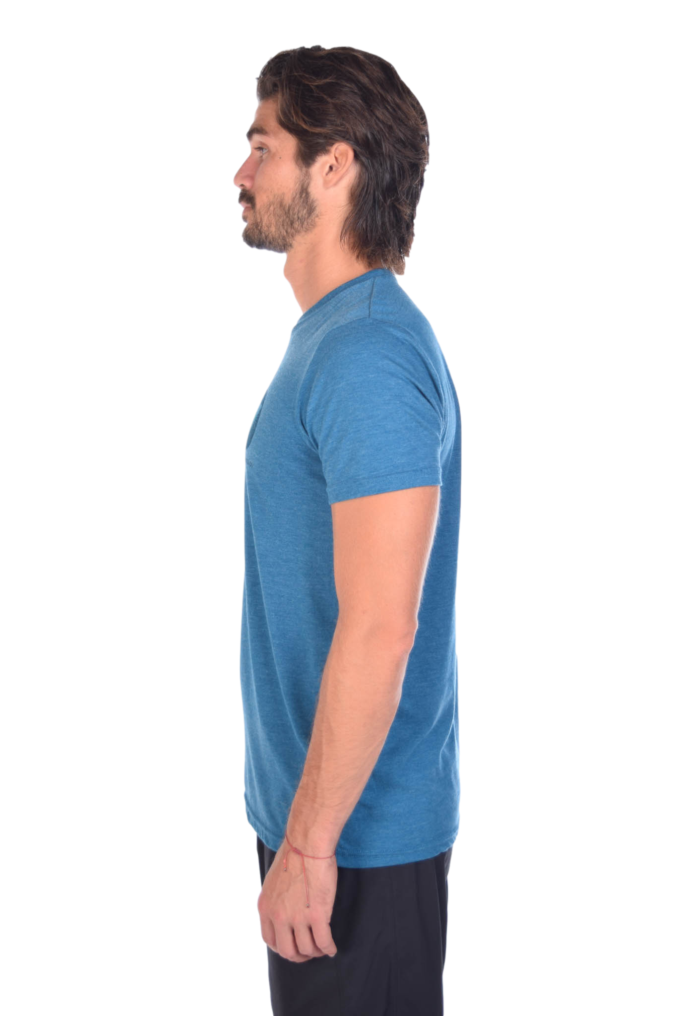 Elements on Back Crystal Vibration Diamond front Tri Blend Crew Neck Tee - Third Eye Threads