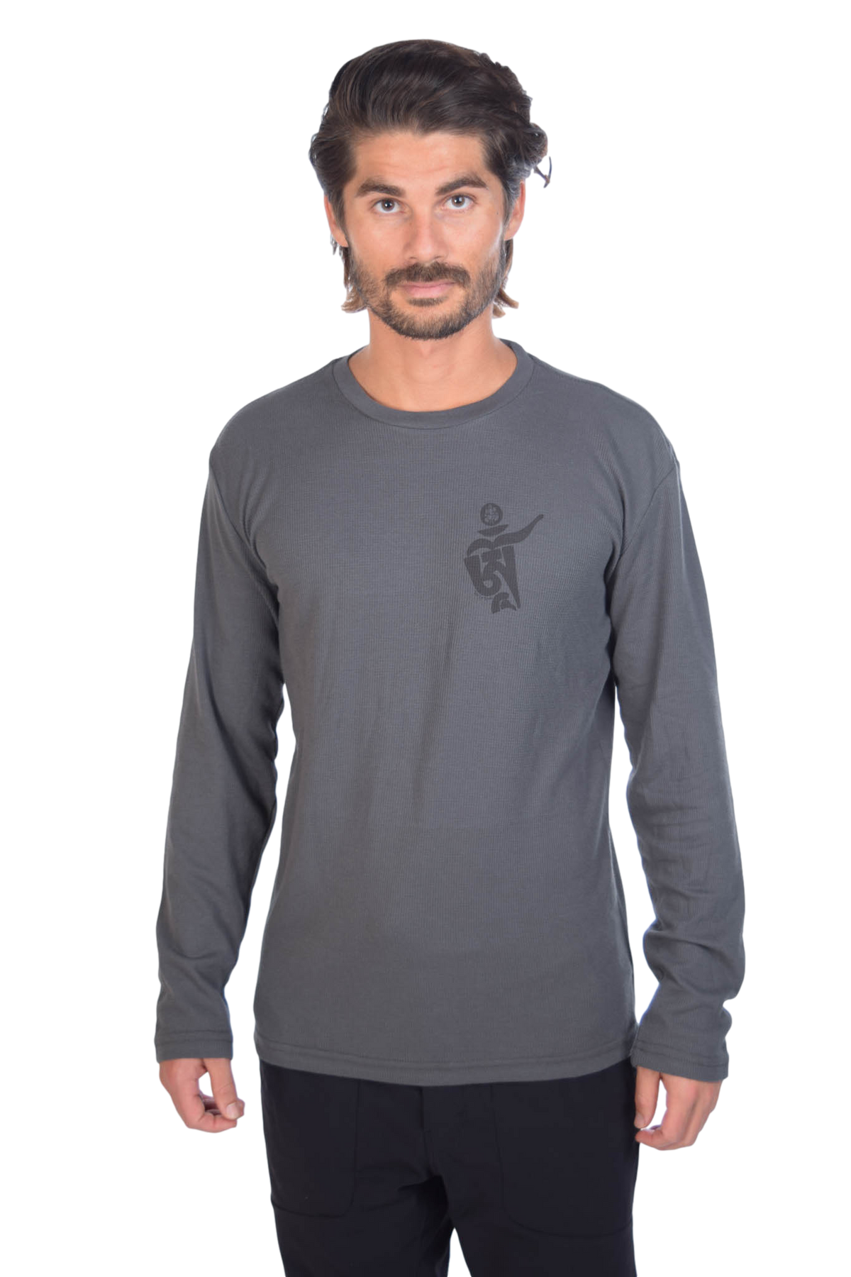 Om Front with Om Mani Padme Hum Back on Lightweight Thermal
