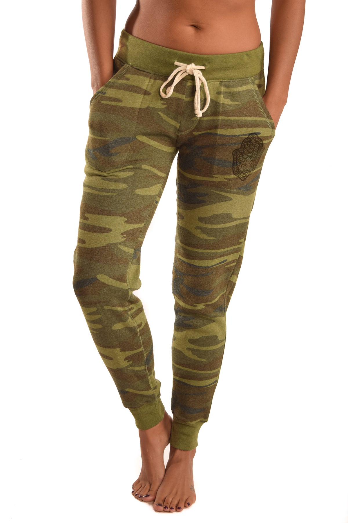 Third Eye Threads Camo Jogger with Diamond Crystal Logo - Third Eye Threads