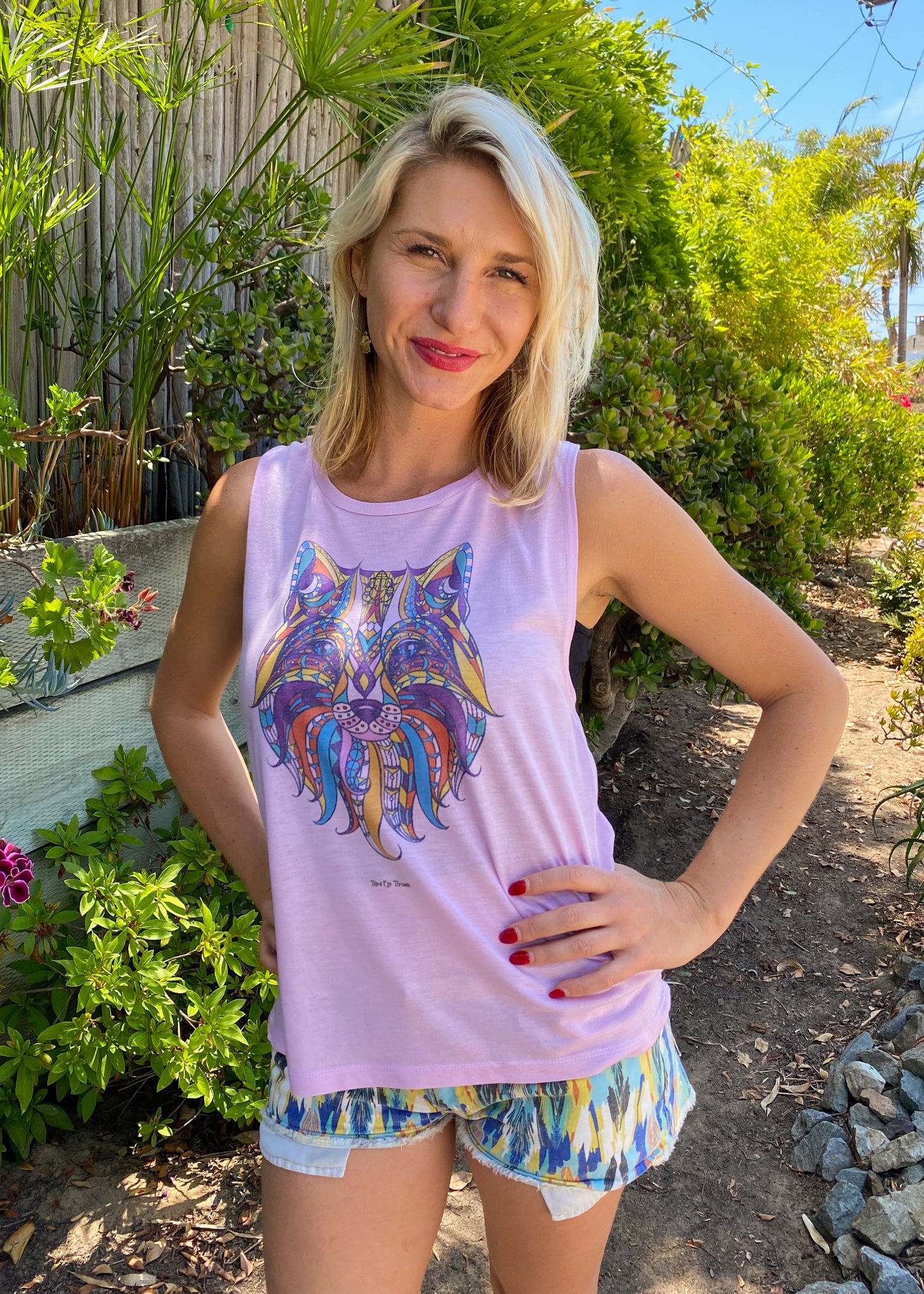 Ayahuasca Wolf Boyfriend Tee - Third Eye Threads