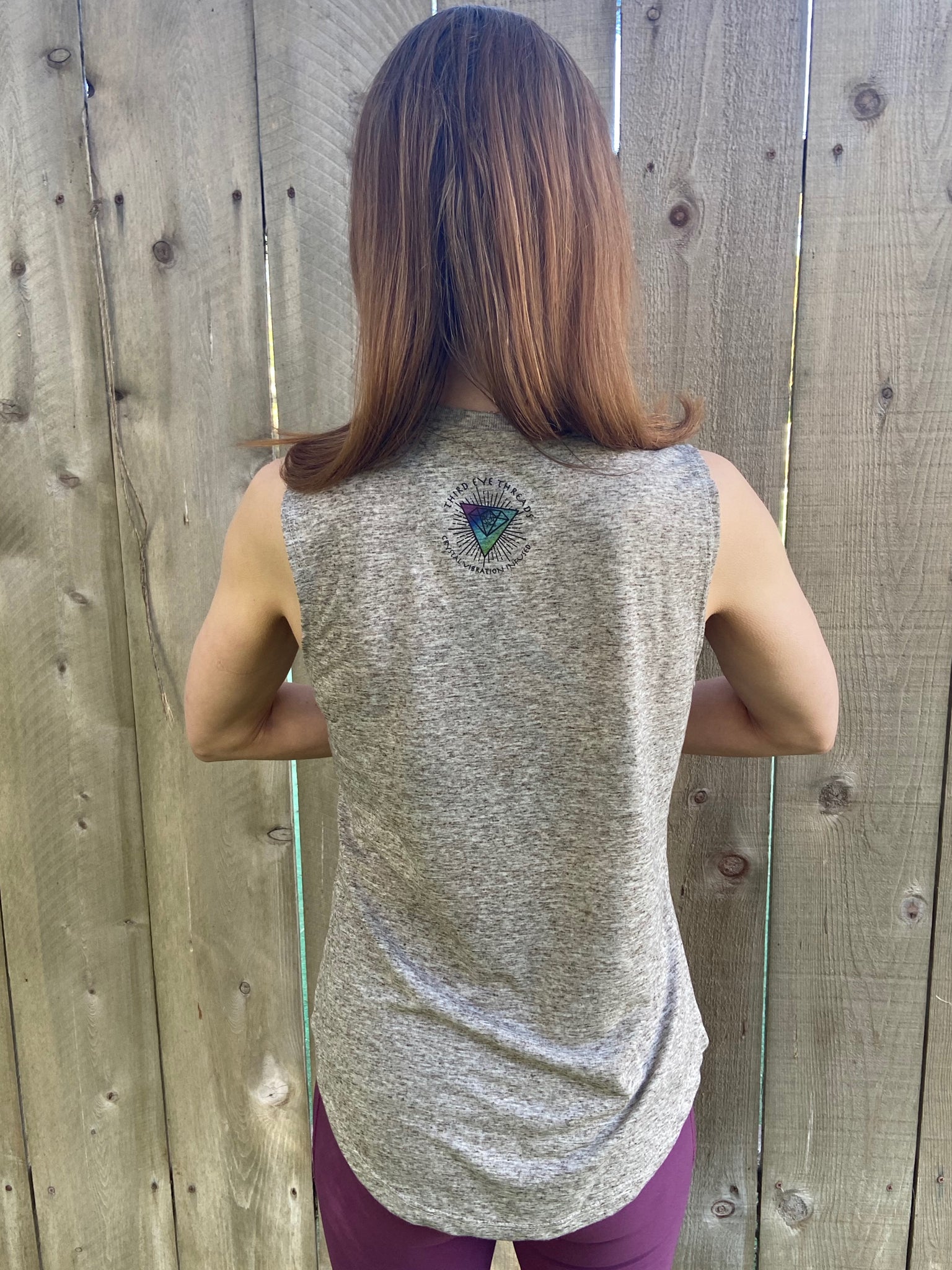 Entheogenic "Magic" Mushrooms On Linen Boyfriend Tee - Third Eye Threads