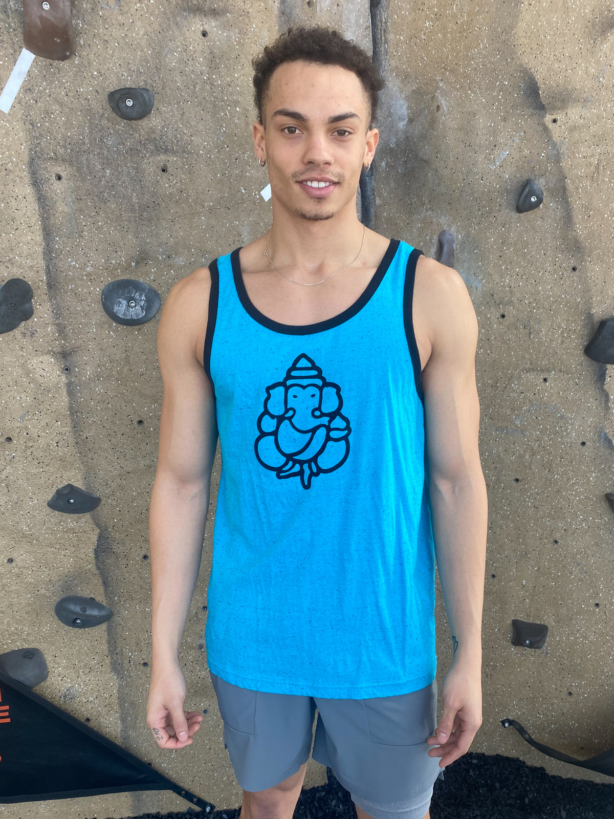 Baby Blue Ganesh Muscle Tee