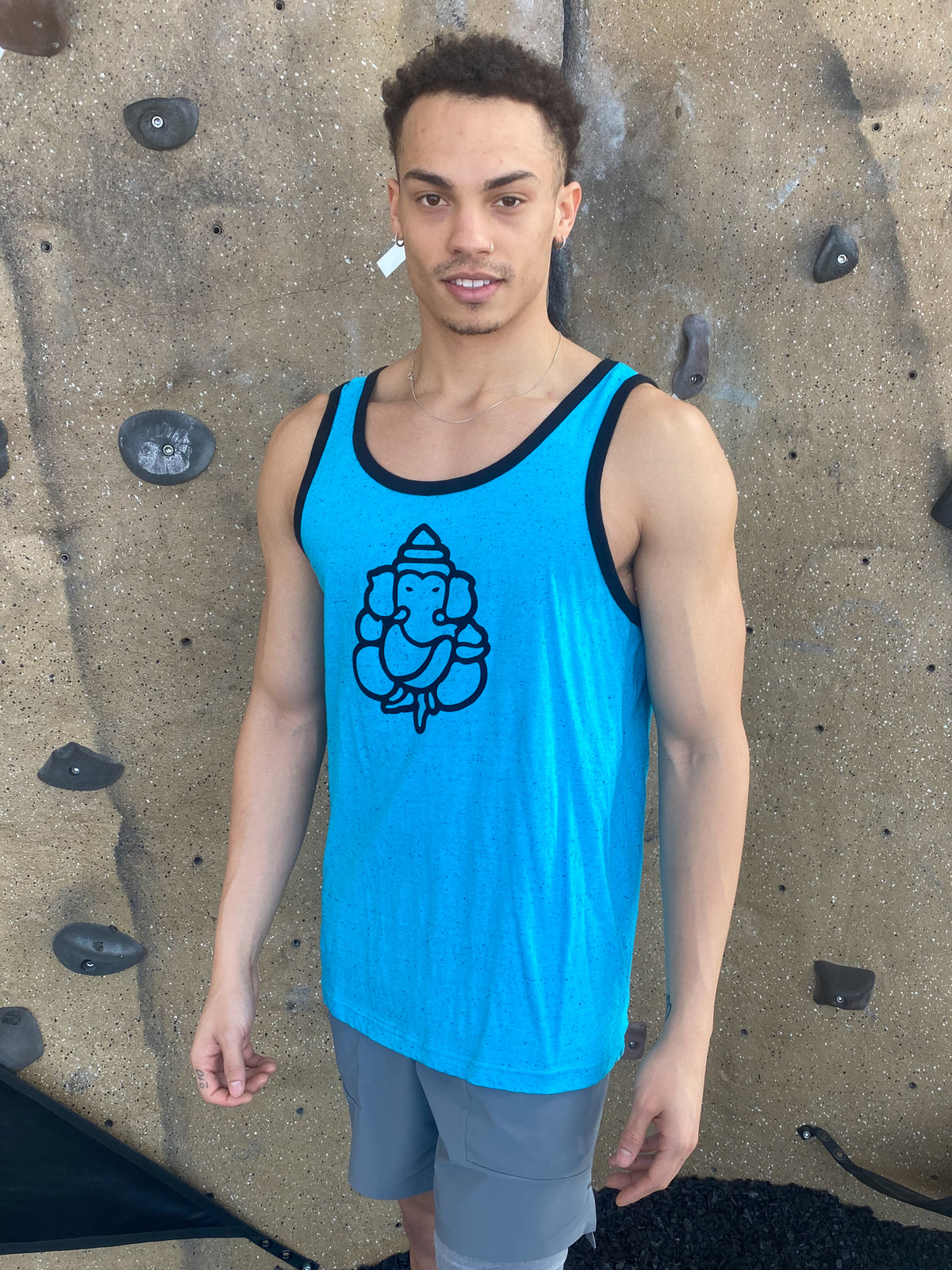 Baby Blue Ganesh Muscle Tee