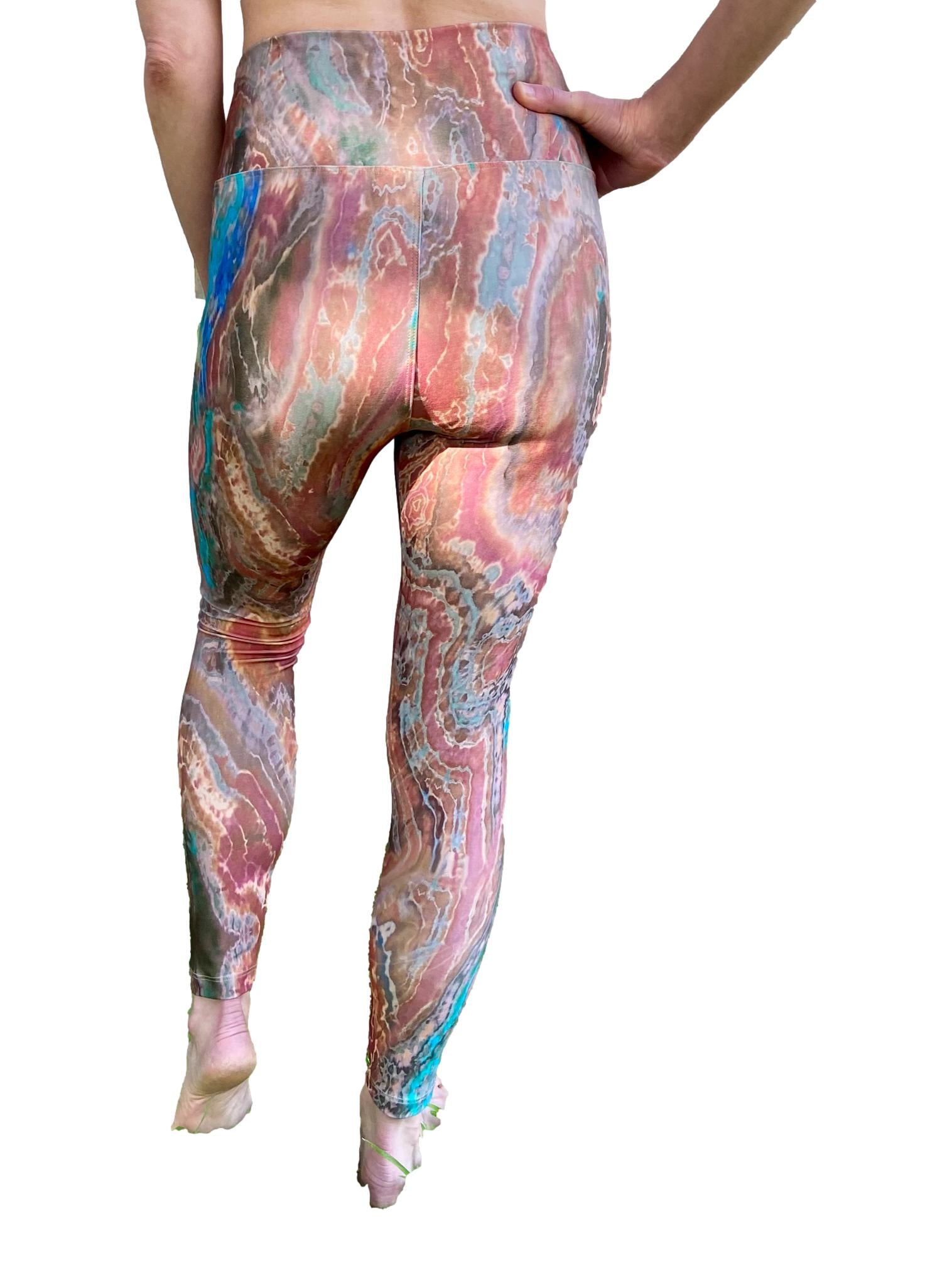 Sedona Geode High Compression Recycled Water Bottle Legging - Third Eye Threads